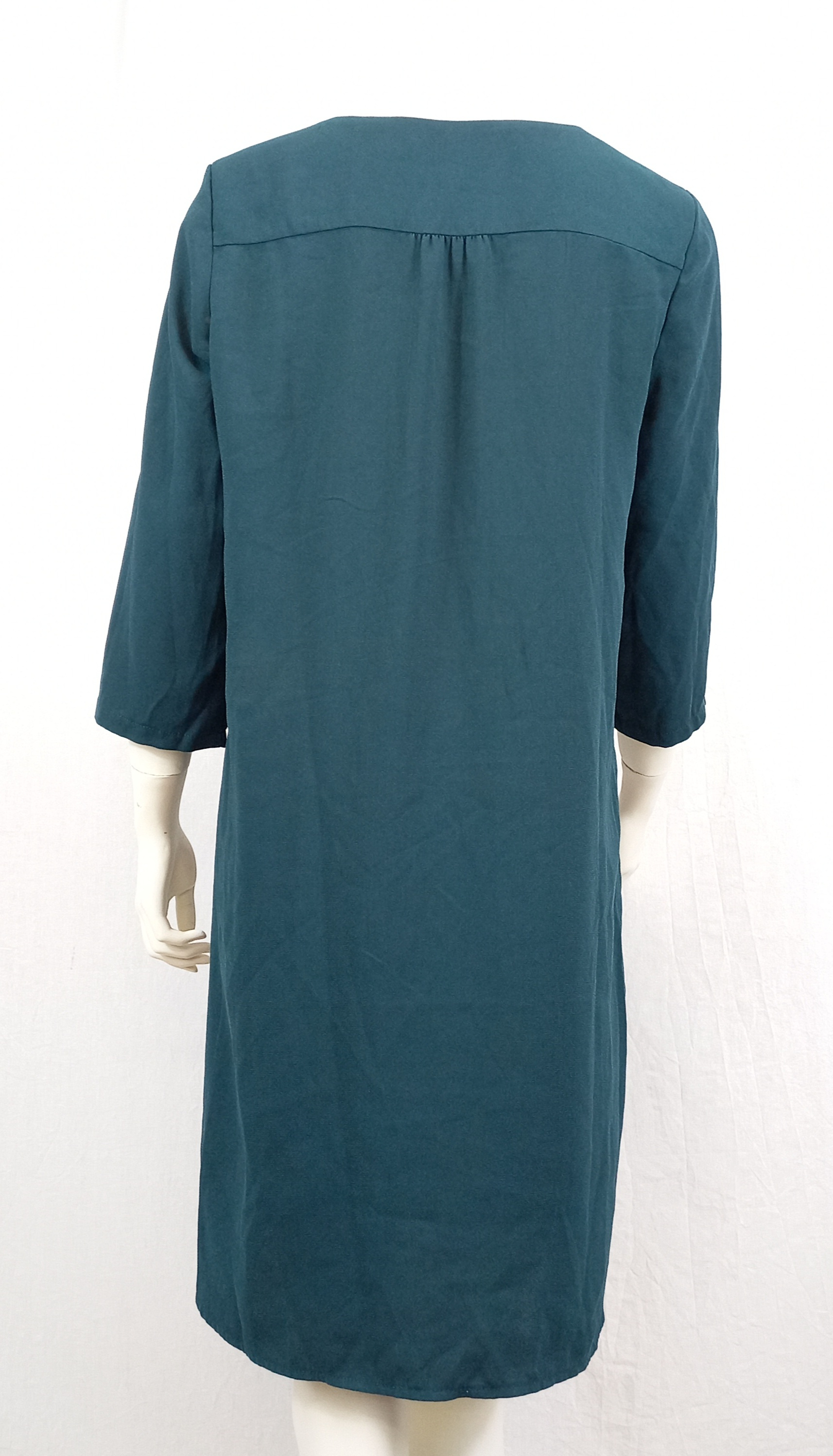 Voir photo 3 de Robe Bleu canard "CAMAIEU" Robe Bleu canard "CAMAIEU" - Vue 3 -