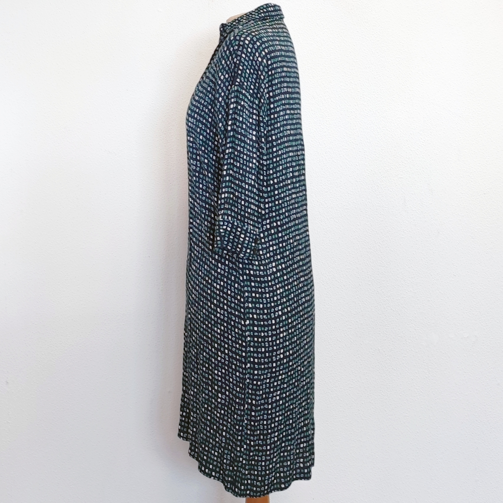 Robe bleue à imprimé "Jodhpur" - 38 - Femme - Bon état - Photo 3