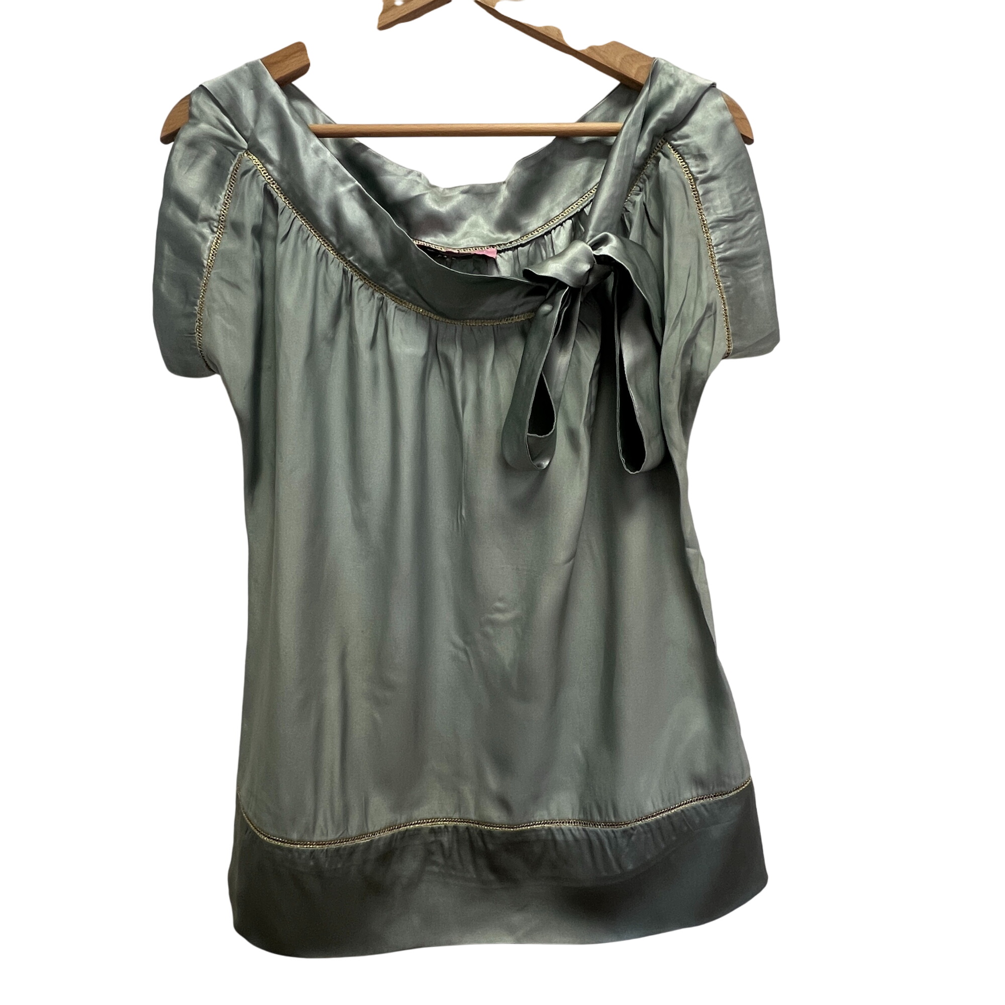 Blouse GAS, sauge, soie T38 - gas by marie - Modalova