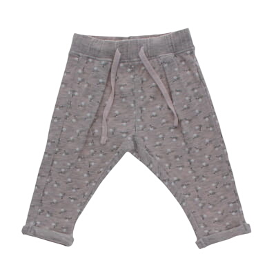 Legging rose gris chiné imprimé - Fille - OBAÏBI - Taille 6 mois - Photo 0