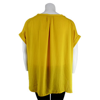 Chemisier jaune - Femme - Kiabi - Taille 54/56 - Photo 1