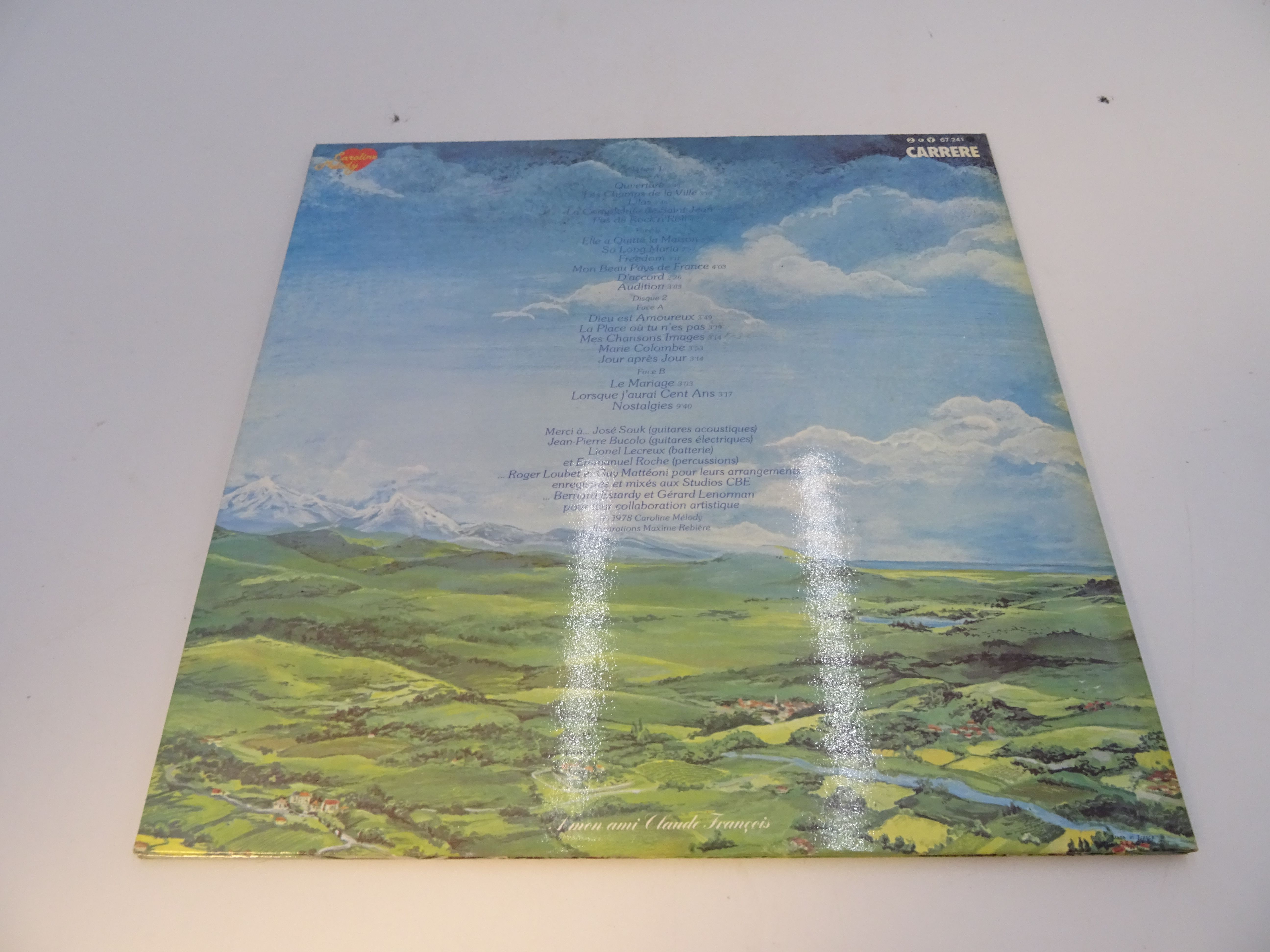 Vinyle 33 tours Gérard Lenorman "Nostalgies" Bon état - Vue 2 - 