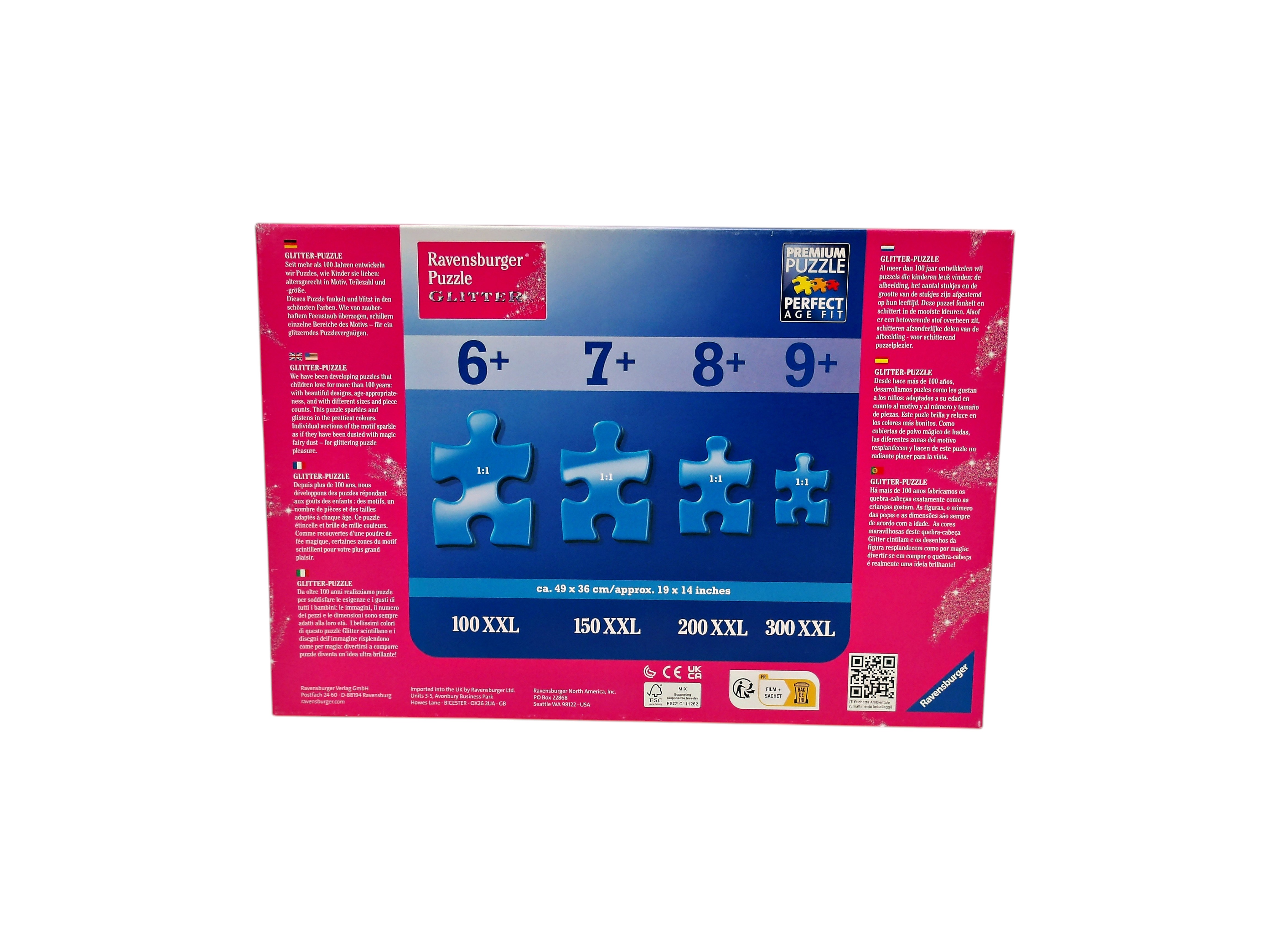 Voir photo 2 de Puzzle - Licornes scintillantes - 100 pièces Puzzle - Licornes scintillantes - 100 pièces Comme neuf - Vue 2 -