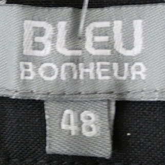 Pantalon bleu marine à pinces - Femme - Bleu Bonheur - Taille 48 - Photo 3