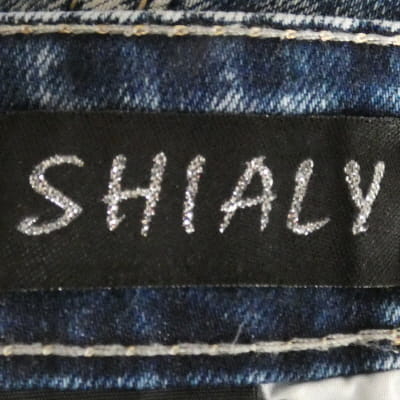 Pantacourt en jean bleu imprimé - Garçon - Shialy - taille 12 ans - Photo 3