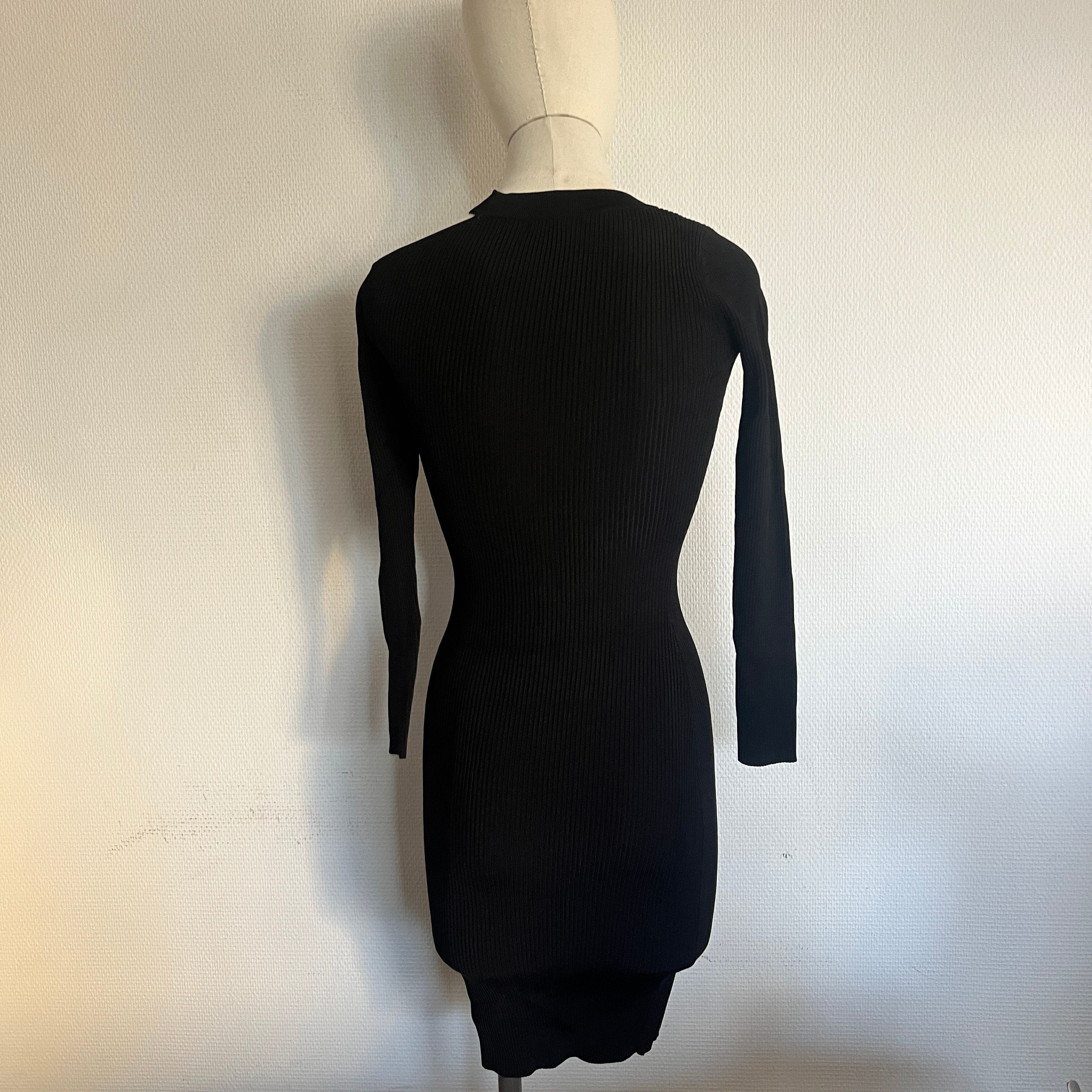 Guess - Robe moulante - Viscose noir - Femme - Taille XS  - Vue 2 - 