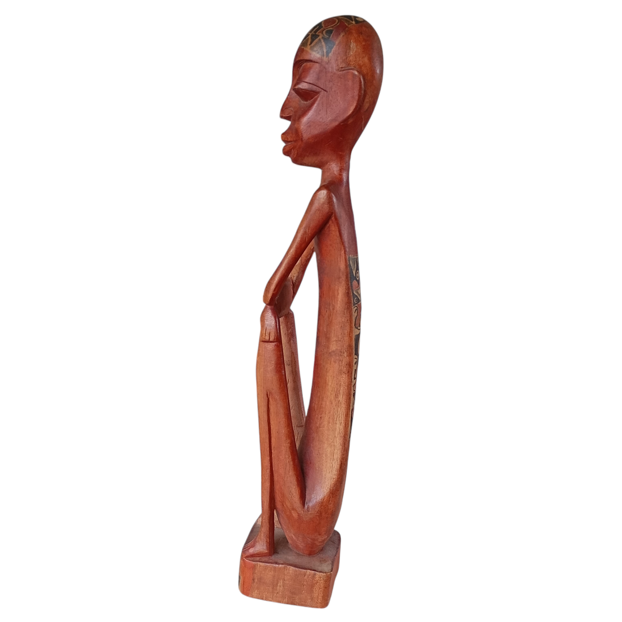 Statue africaine en bois - Photo 2