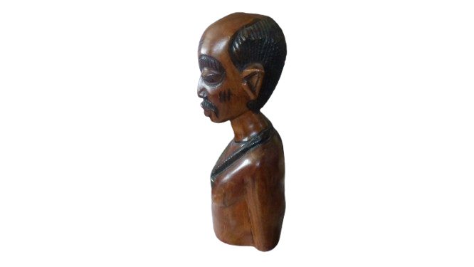 Statue en bois africaine 36 cm - Photo 2