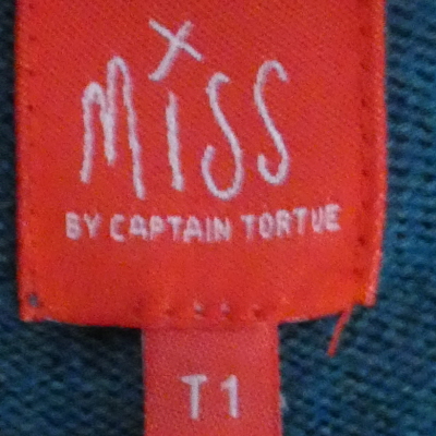 Robe pull bleu canard manches longues - femme - Miss by captain tortue - T.1 - Comme neuf - Photo 4