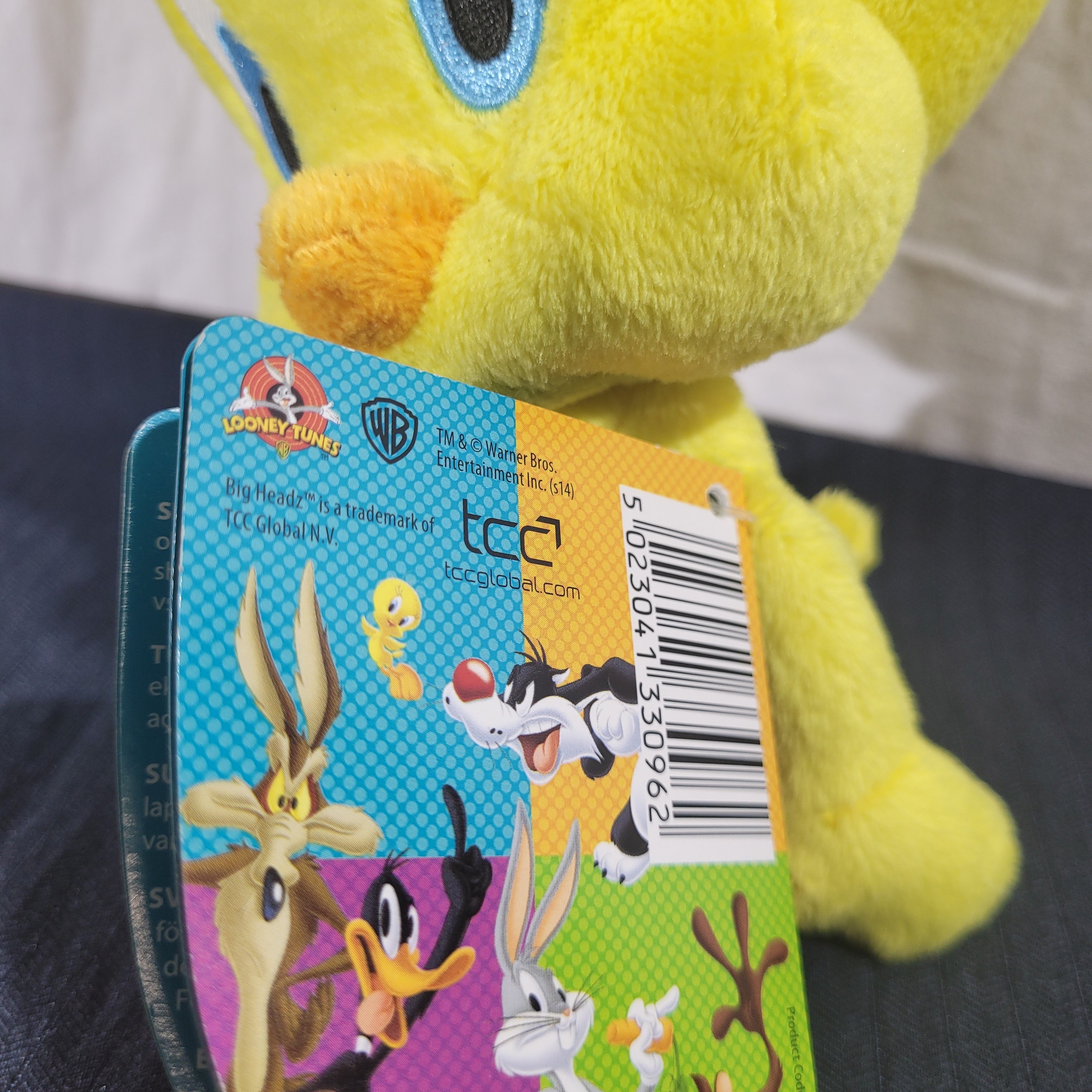 Voir photo 4 de Peluche Titi (Tweety) Looney Tunes - Big Headz Peluche Titi (Tweety) Looney Tunes - Big Headz Comme neuf - Vue 4 -
