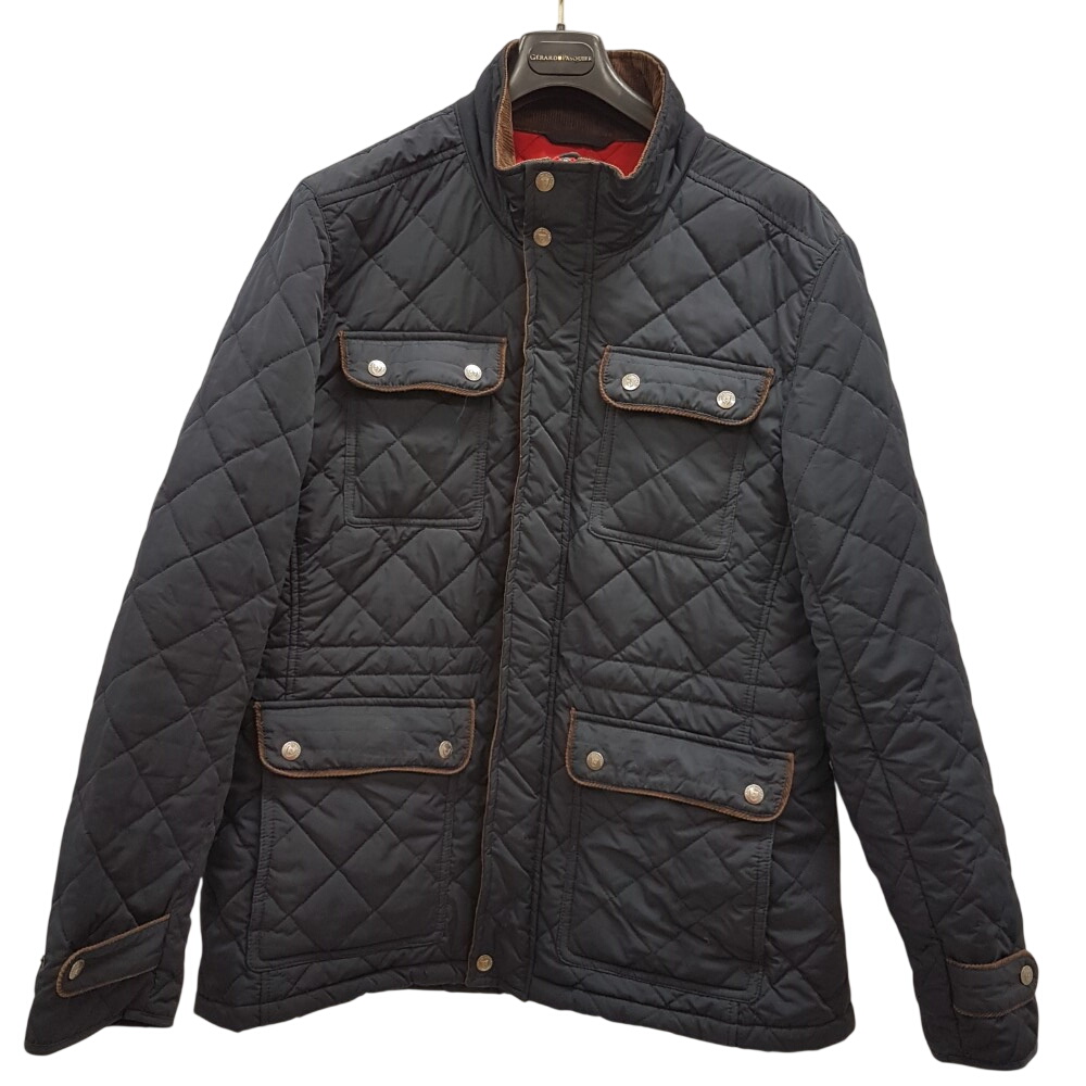 Veste matelassée bleu marine - ALVARO MORENO - Taille 44/46 estimée Très bon état -  reconditionné disponible sur Label Emmaüs