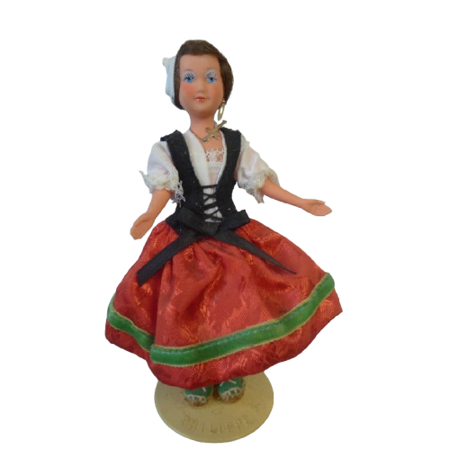 Lot de 15 poupées folkloriques régionales - Bon état - Photo 11