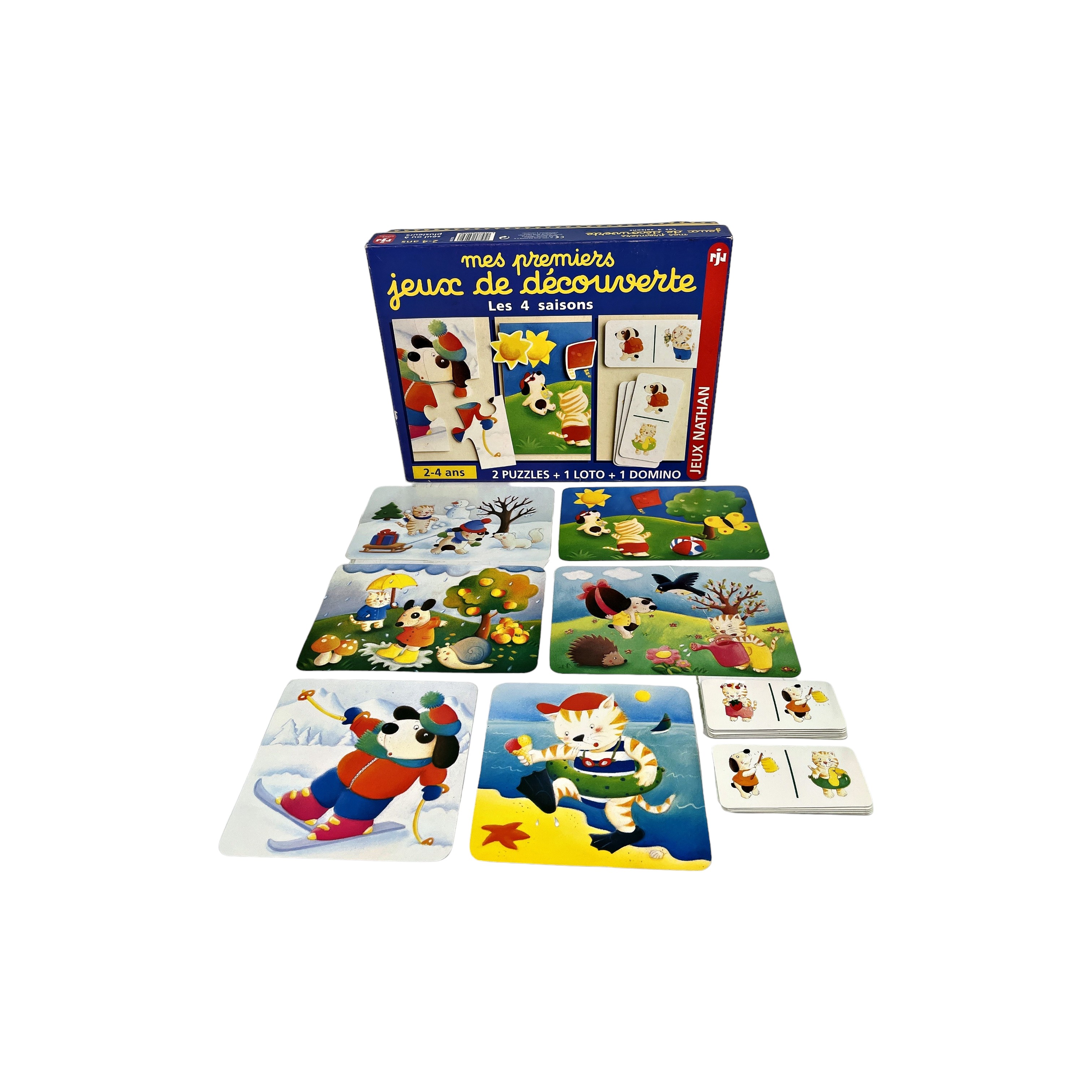 Mes premiers jeux de découvertes - Les 4 saisons- Édition 1995 Très bon état - Vue 3 - 