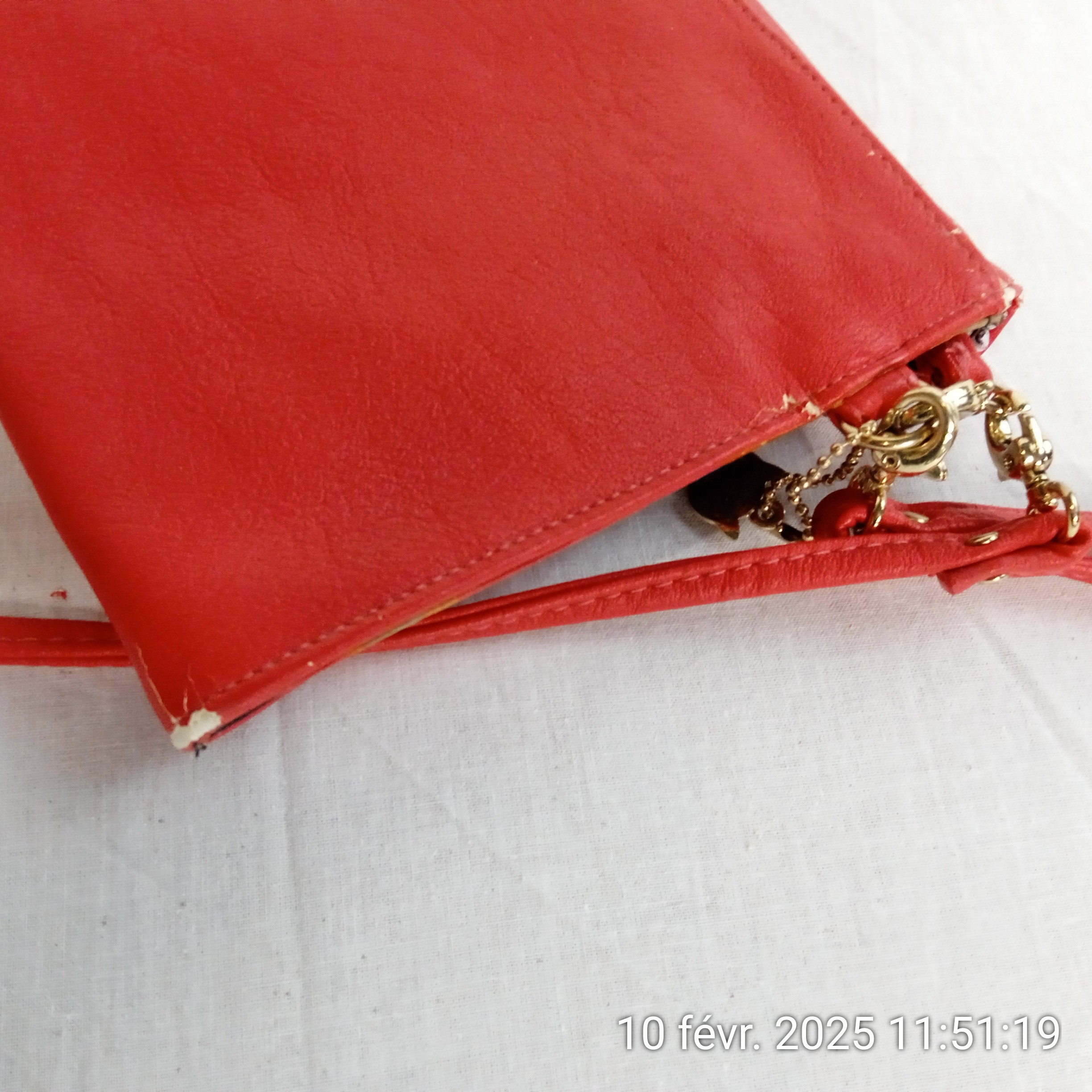 Sac pochette bandoulière Rouge LOLLIPOPS - Photo 3