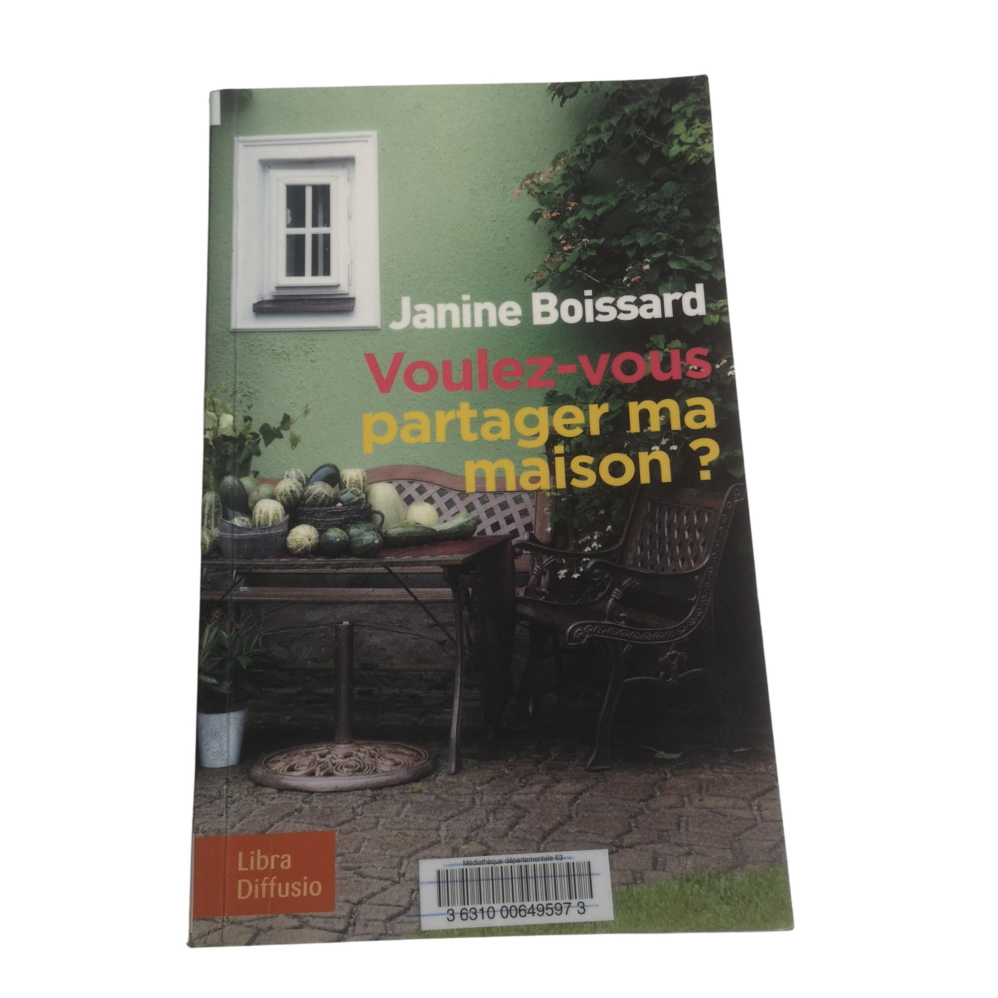 Voulez vous partager ma maison ? [édition en GROS CARACTERES] - Janine Boissard - Photo 0
