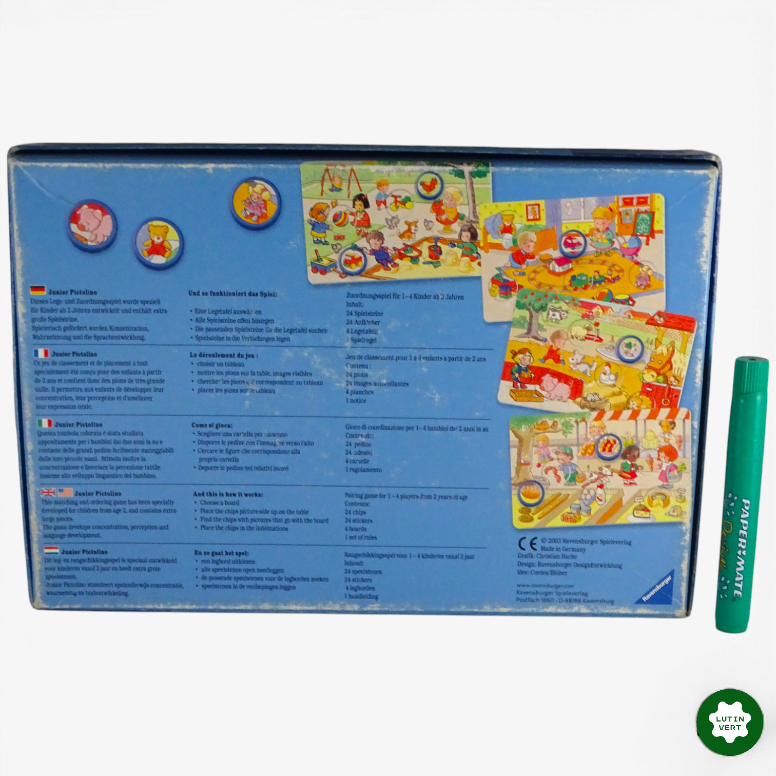 Junior Pictolino d'occasion RAVENSBURGER - Dès 2 ans | Ref 10902 - Photo 1