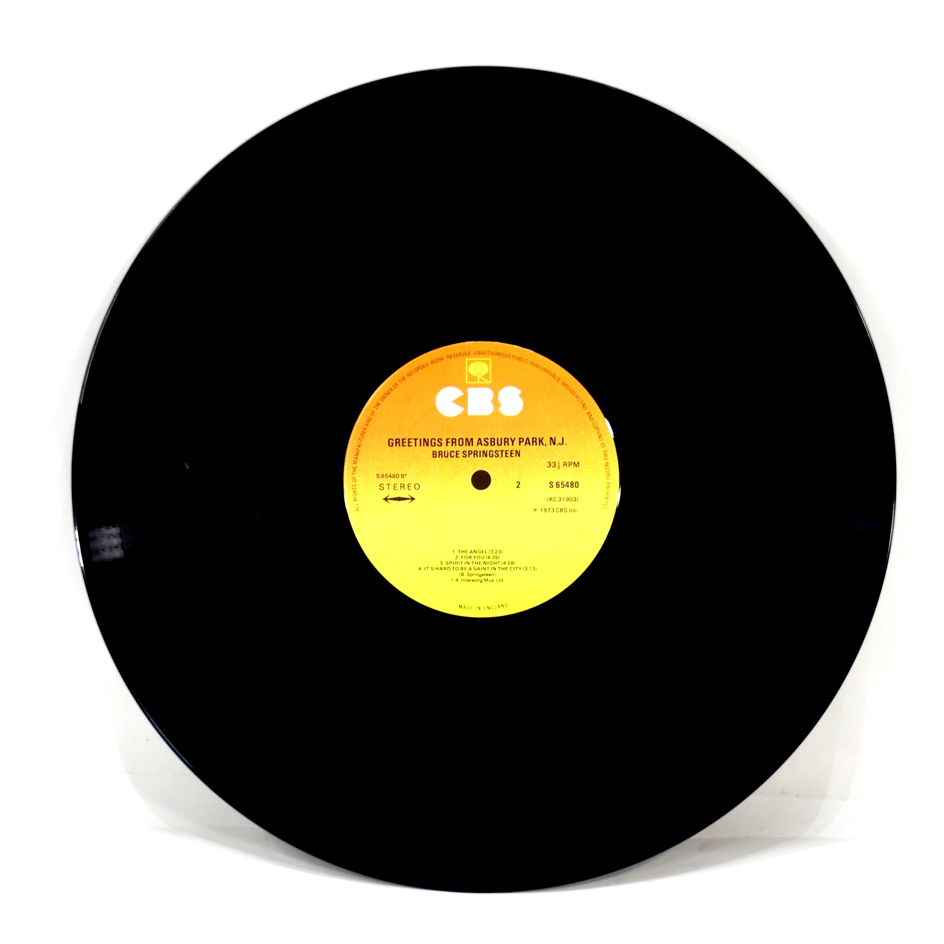 Vinyle - Bruce Springsteen - 1973  - Vue 2 - 
