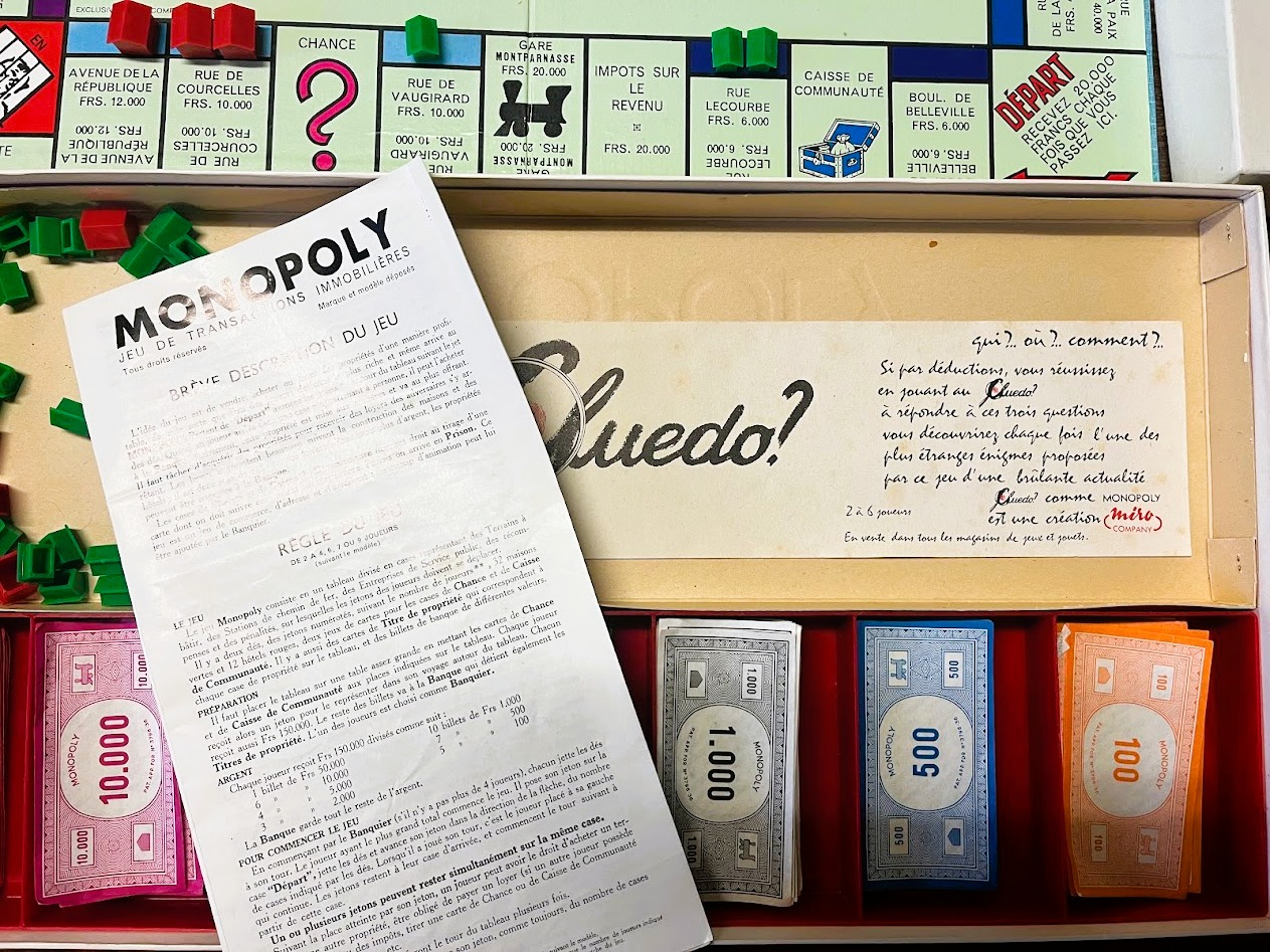 Voir photo 9 de Jeu retro Monopoly. Éditeur en France Miro Company. Édition 1961 Jeu retro Monopoly. Éditeur en France Miro Company. Édition 1961 Bon état - Vue 9 -