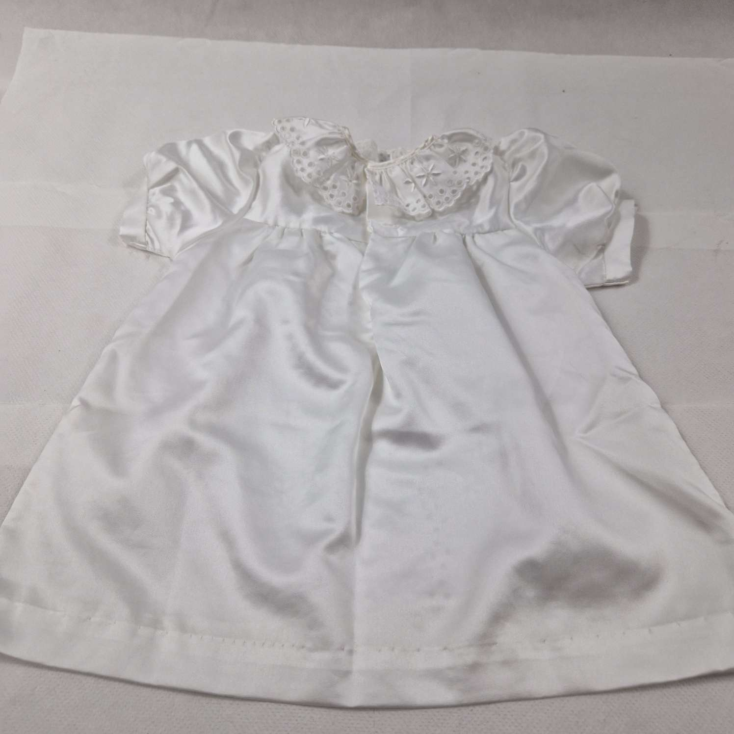 Petite Robe de baptéme blanche Bon état - Vue 2 - 