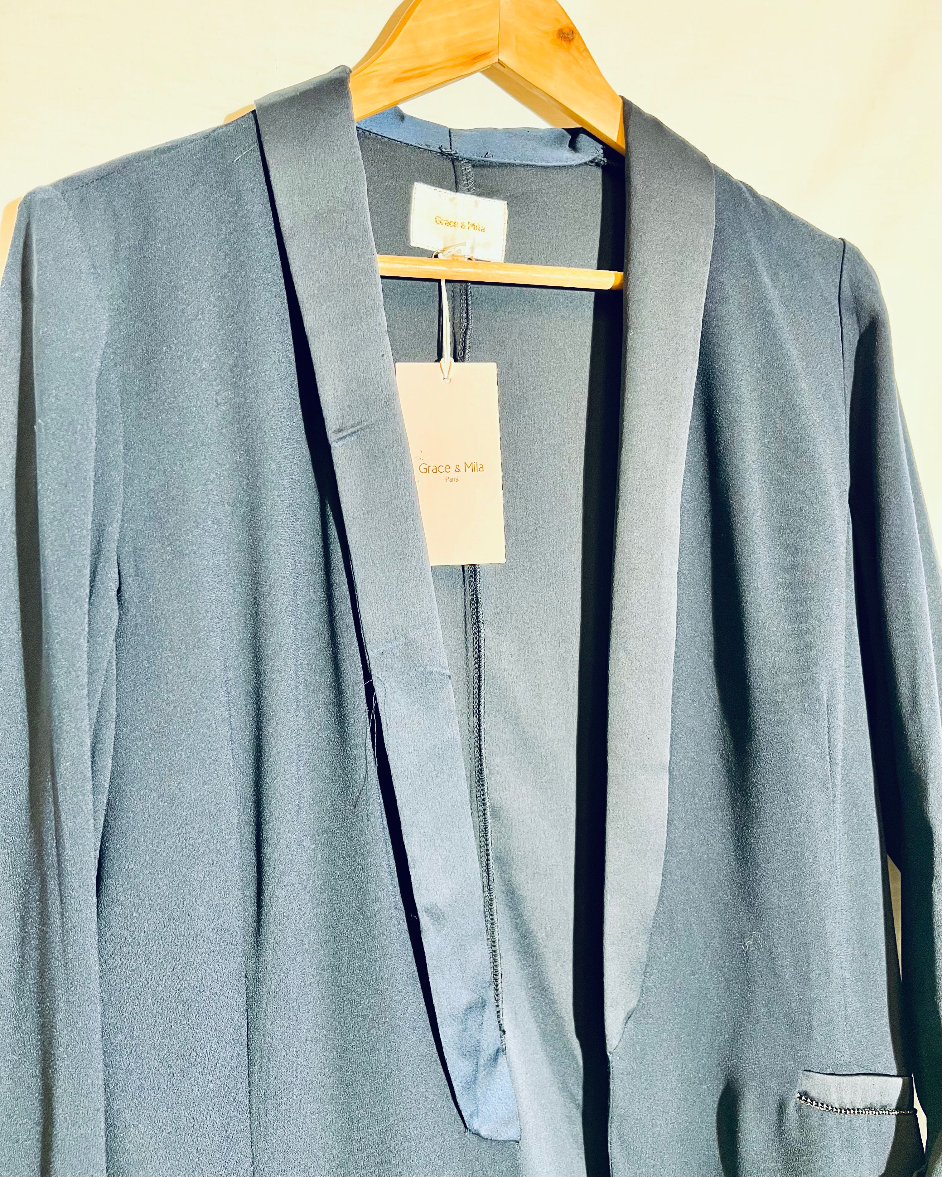 Veste smocking Neuve Grace & Mila TM- Marine- fluide - Photo 10