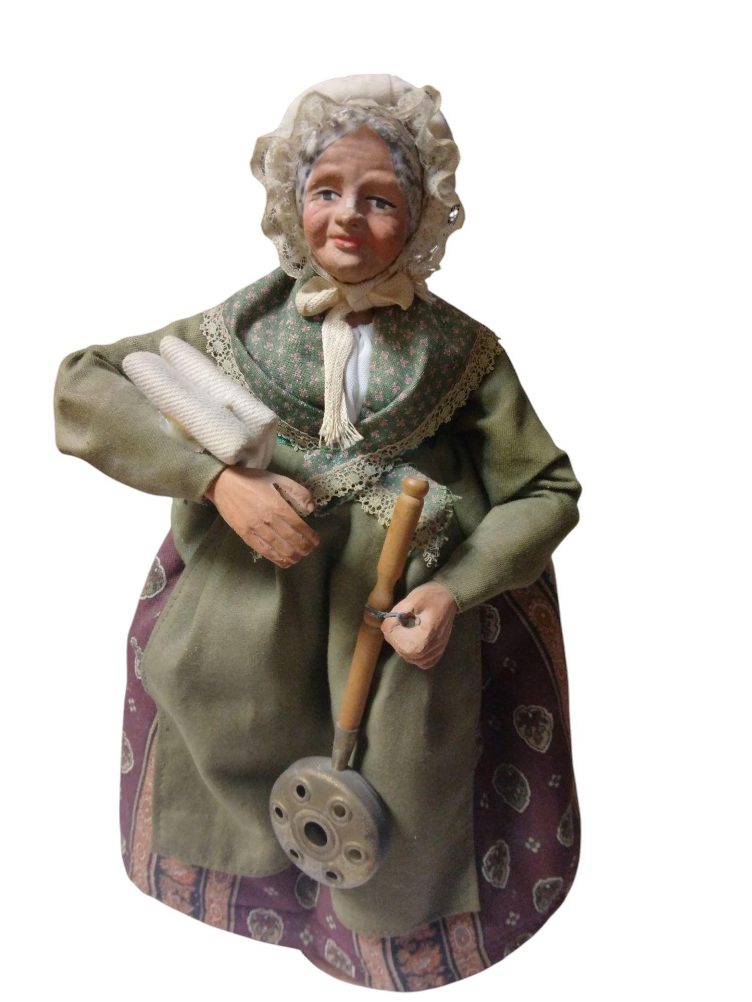 Lot de 5 santons d'argile véritable - Madelaine JOURDAN NANS les PINS (C5) - Photo 6