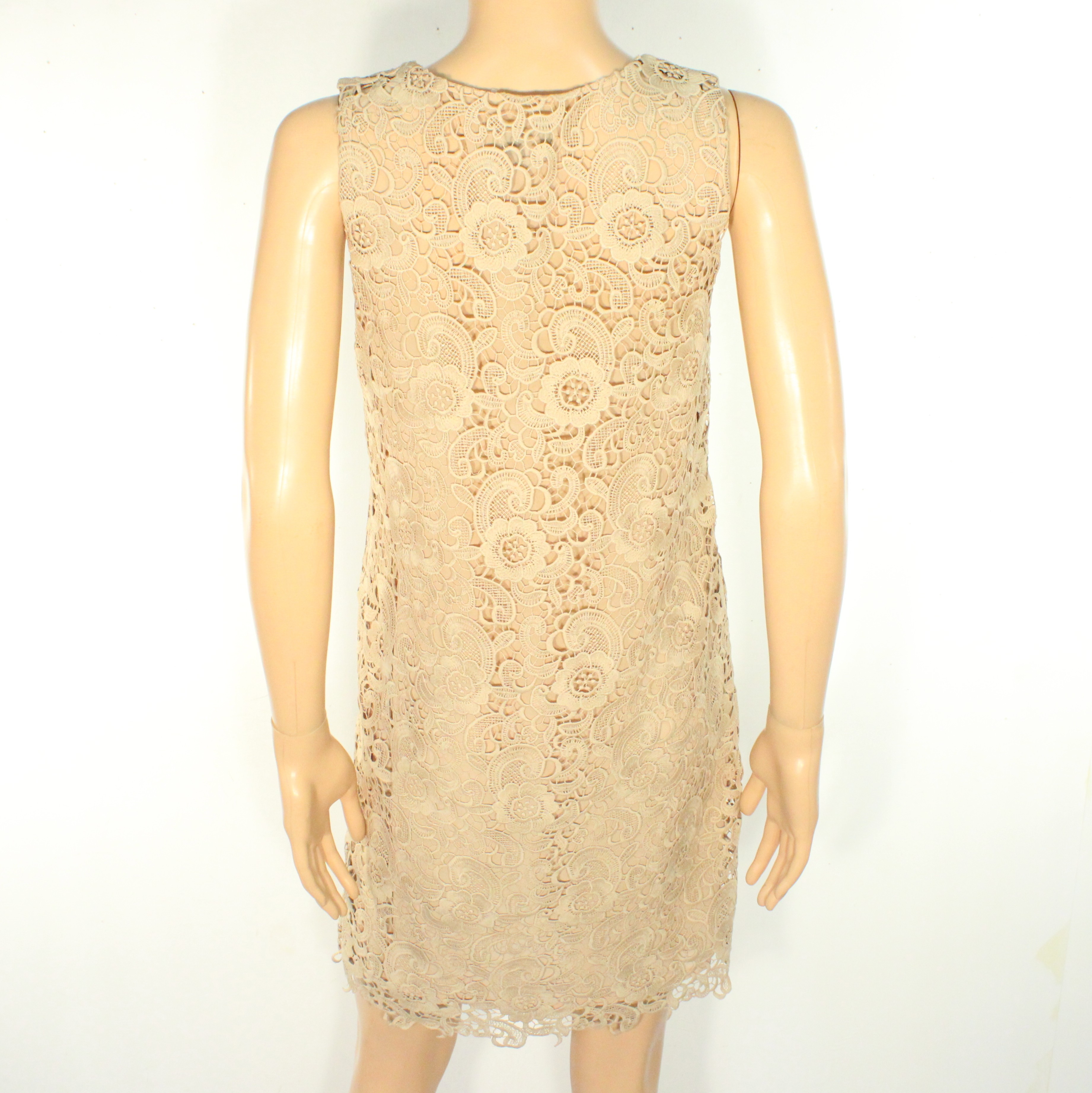 Robe Beige & Dentelle DEBY DEBO Taille S Très bon état - Vue 4 - 