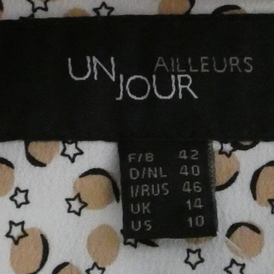 Jupe écru imprimées -femme- Un Jour Ailleurs - 42 - Photo 3