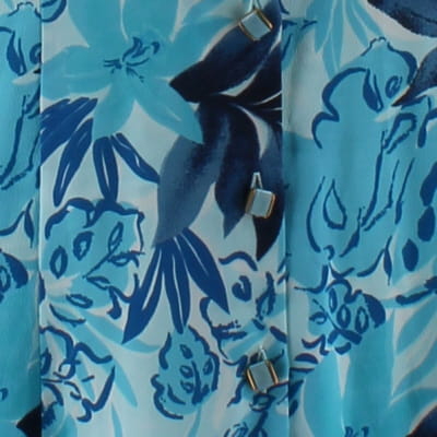 Robe bleue imprimée - Femme - 20/20 - Taille 42 - Photo 3