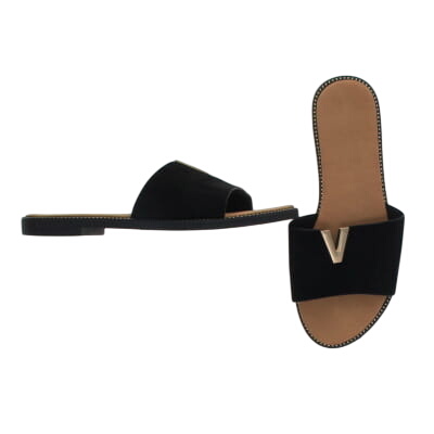 Sandales noires - Femme - Taille 36 - Label Emmaus - Modalova