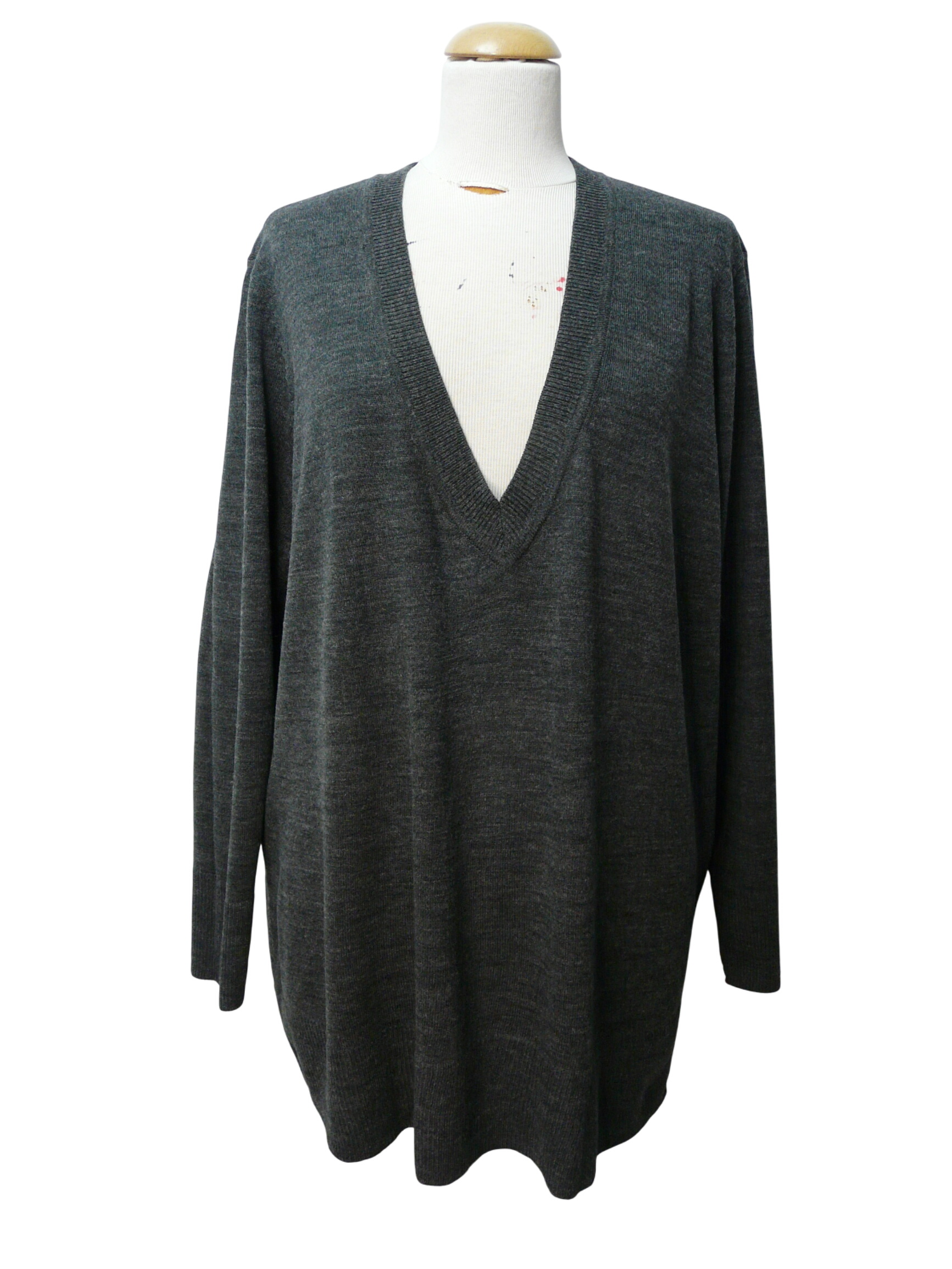 HF373 - Pull lger  grand col V - Taille 52 - atelier cration - Modalova