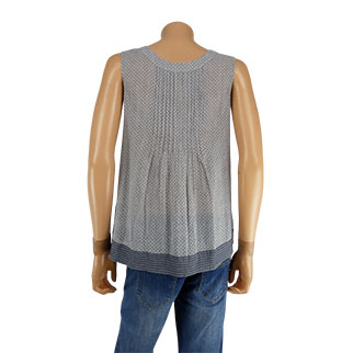Débardeur gris imprimé - femme - Esprit - taille 38 Bon état - Vue 2 - 