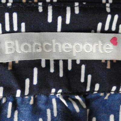 Jupe bleu marine imprimé - femme - Blanche Porte - taille 42 - Photo 4