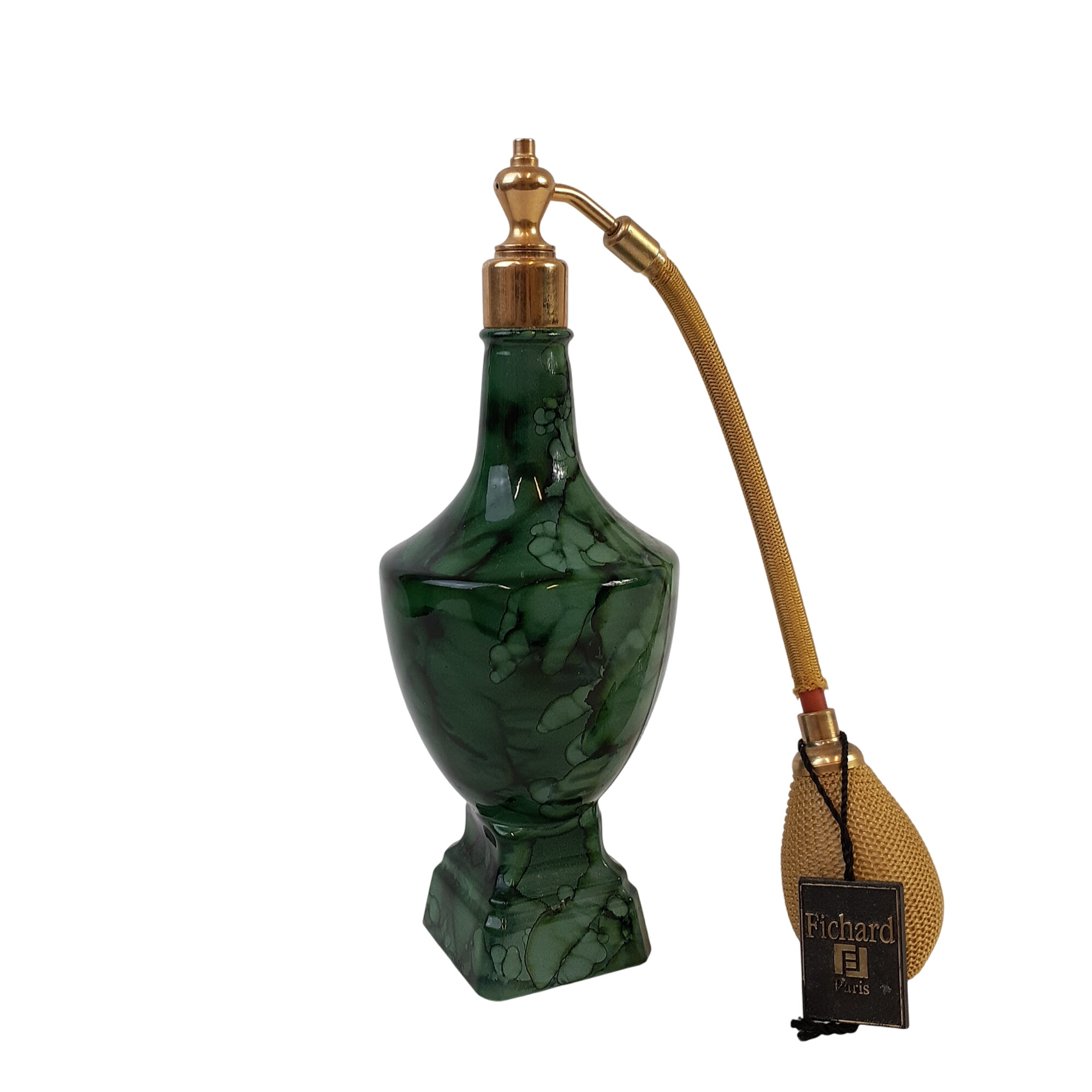 Vaporisateur parfum en porcelaine Fichard Paris Très bon état -  reconditionné disponible sur Label Emmaüs