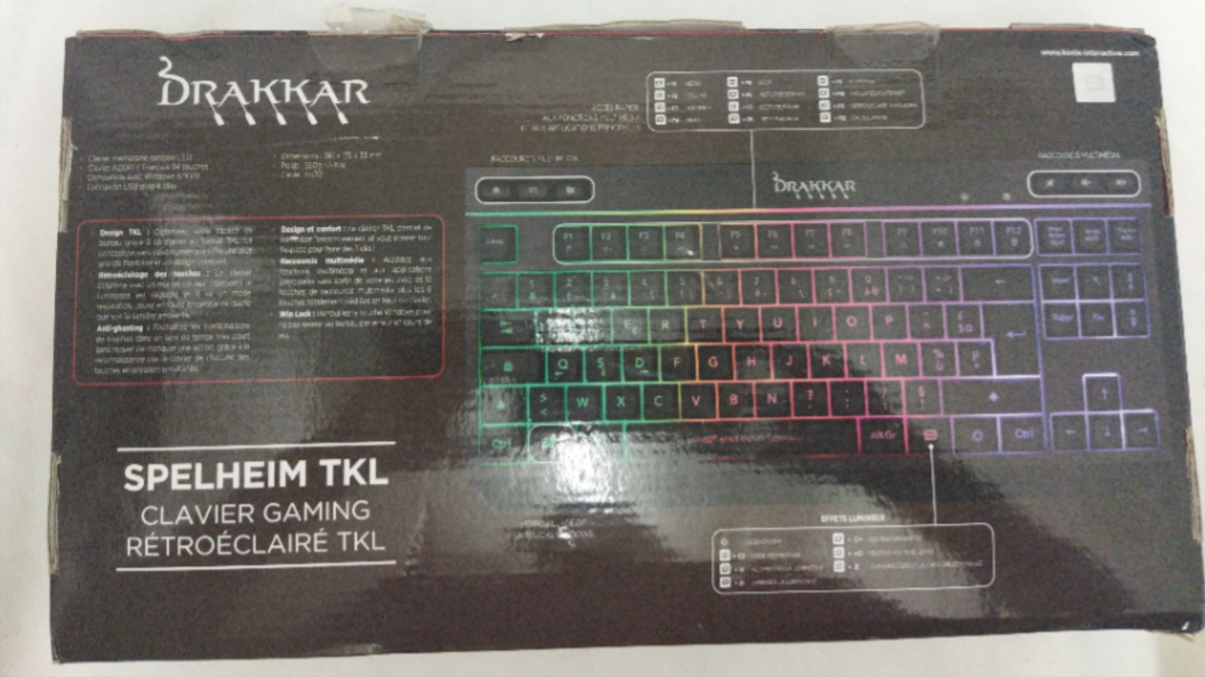 Clavier Gaming Rétroéclairé TKL Comme neuf - Vue 2 - 