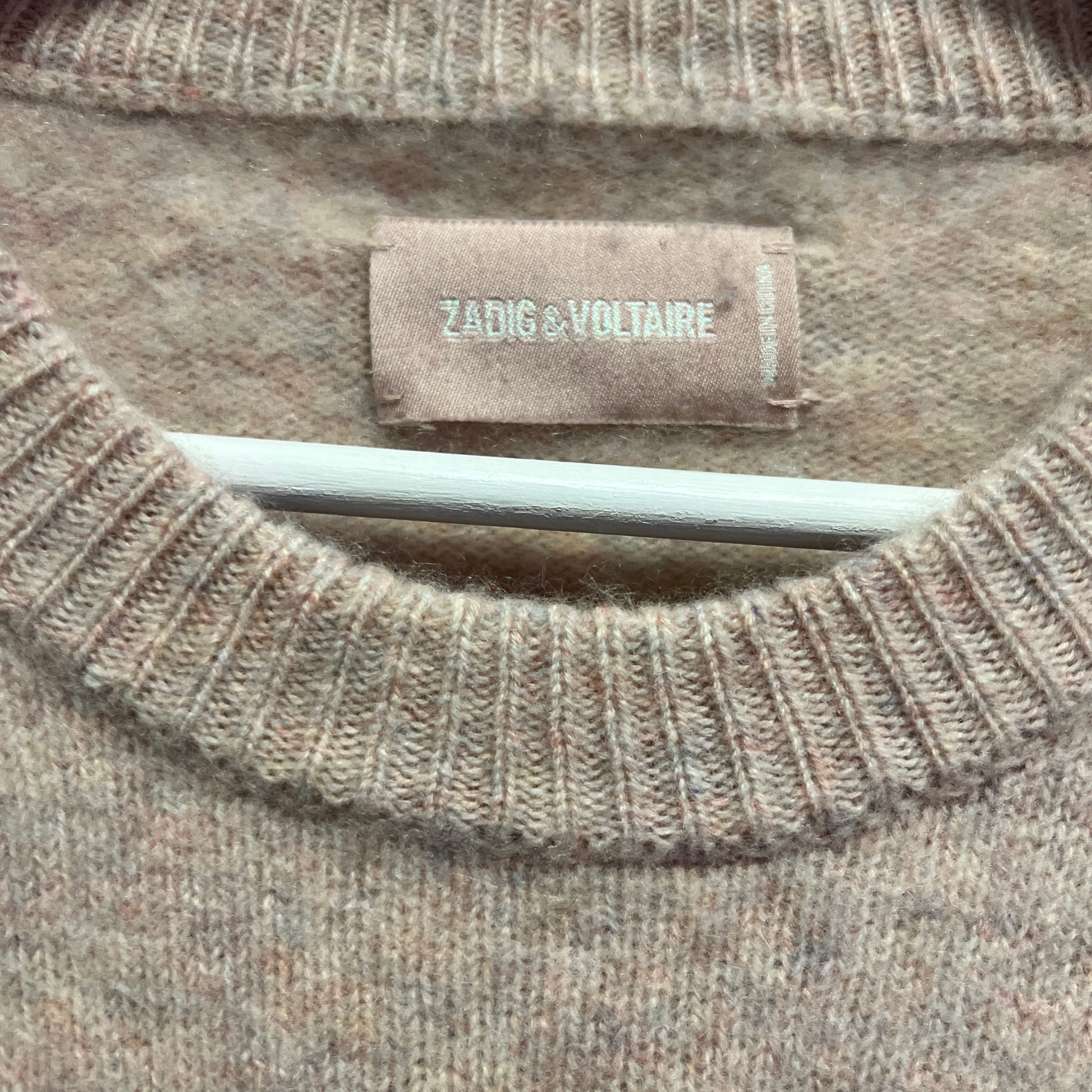 Voir photo 3 de Zadig & Voltaire - Pull - Cachemire rose - Femme - Taille S Zadig & Voltaire - Pull - Cachemire rose - Femme - Taille S Comme neuf - Vue 3 -