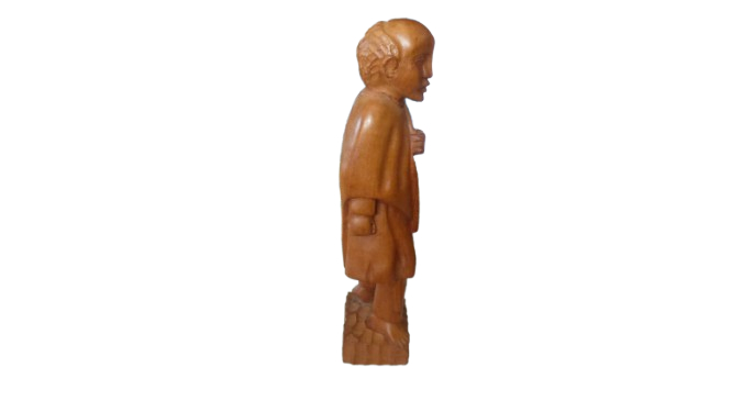 Statuette en bois - Homme Asiatique - Photo 3