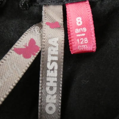 Robe noire sans manches imprimée - fille - Orchestra - taille 8 ans - Photo 3