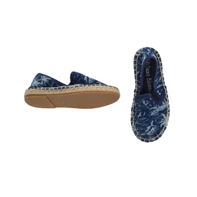 Espadrilles bleues imprimées - Garçon - SAXO BLUES - Pointures 24 - Photo 0