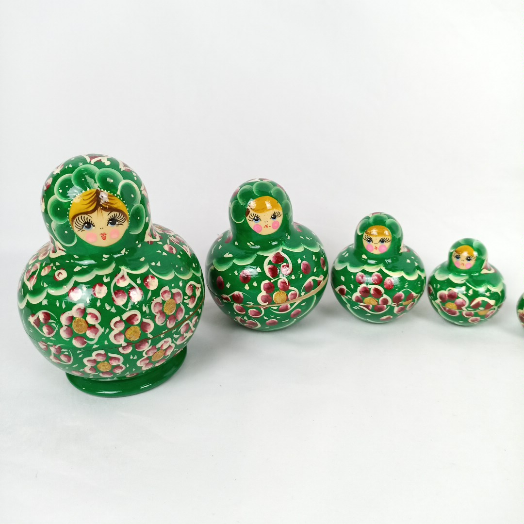 10 poupées Matriochka en bois peint - Photo 1