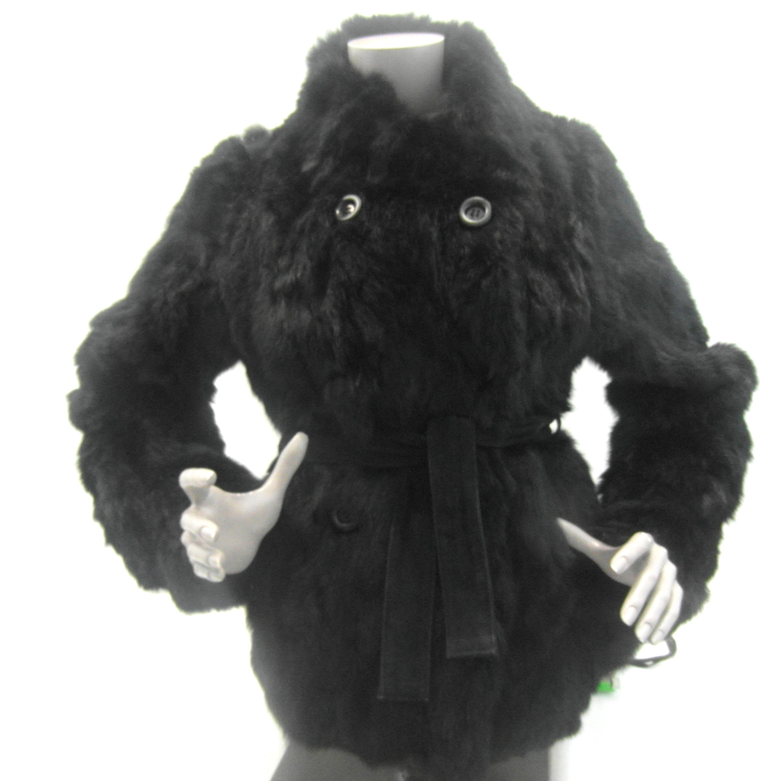 Veste hivernale en fourrure taille 40 - Photo 2