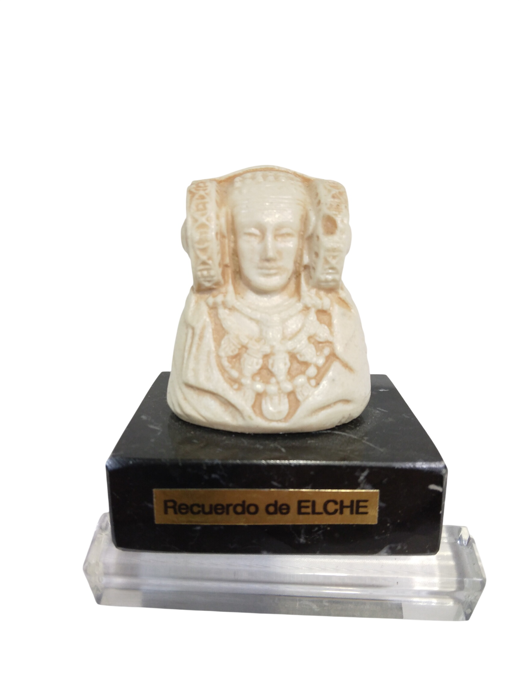 Buste de la dame d'Elche en résine sur socle en marbre Très bon état -  reconditionné disponible sur Label Emmaüs