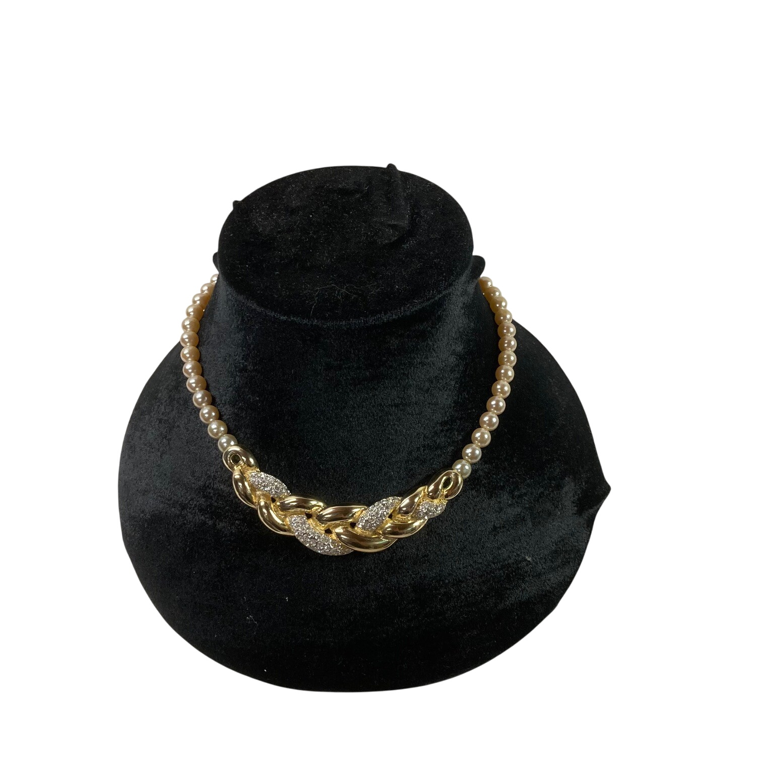 Collier de perle dor ras de cou - Label Emmaus - Modalova