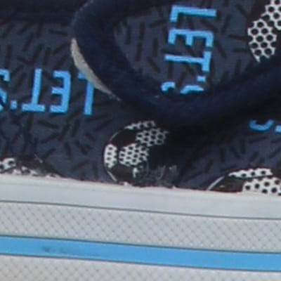 Chaussures bleues imprimées - Garçon - FREEMOUSS - Pointures 20 - Photo 3