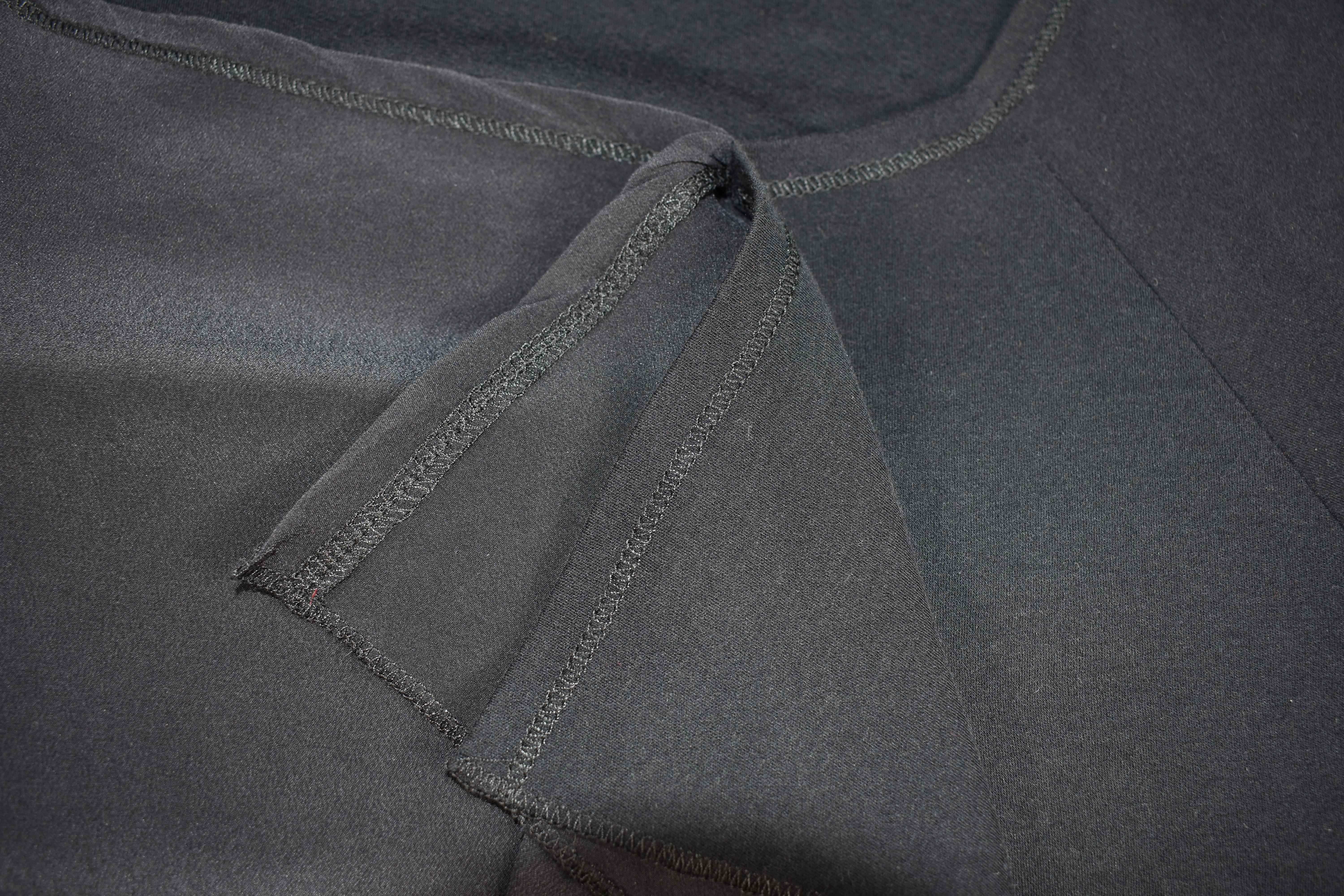 Tunique en Jersey et mousseline noire taille 44 signée SONIA RYKIEL. Bon état - Vue 7 - 