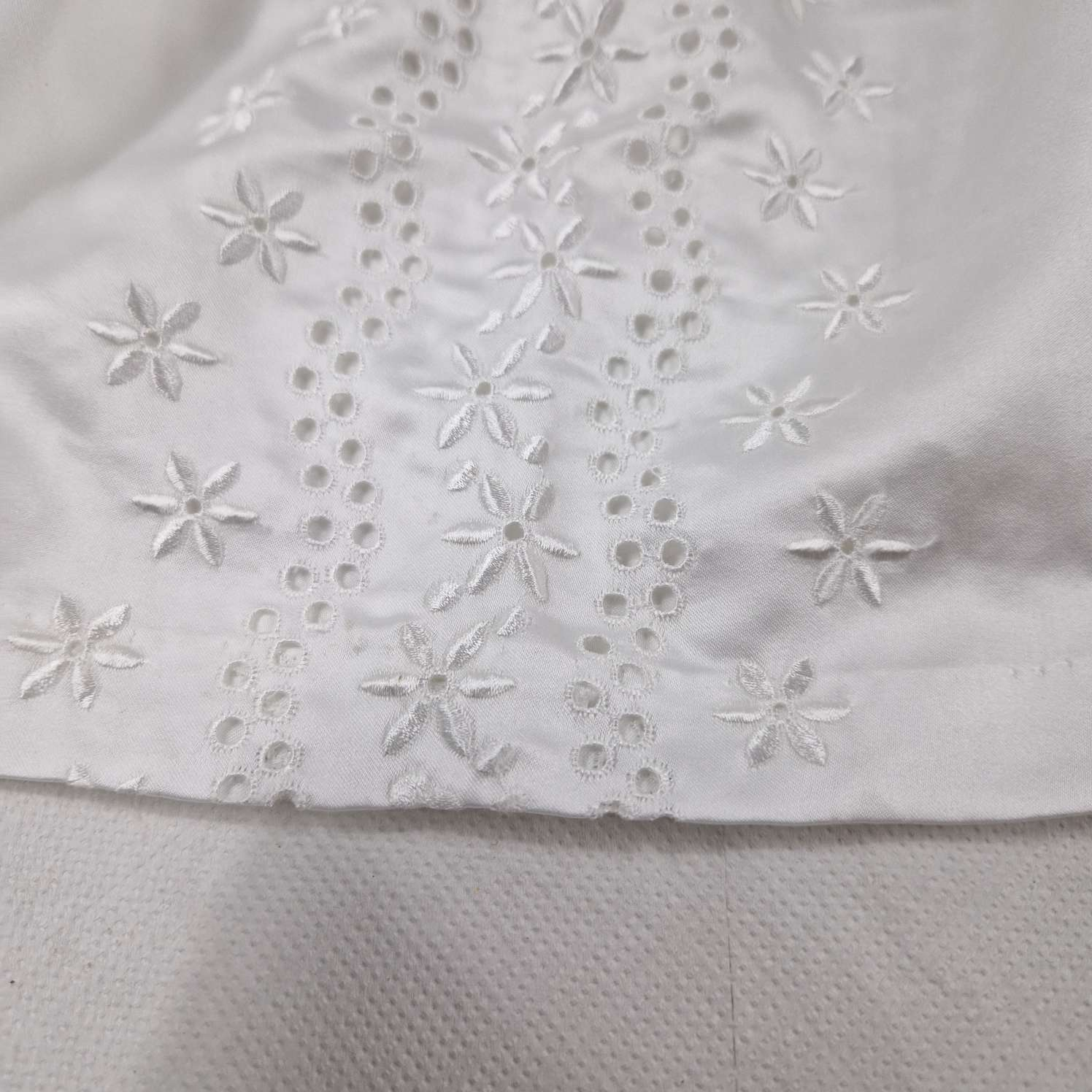Petite Robe de baptéme blanche Bon état - Vue 5 - 