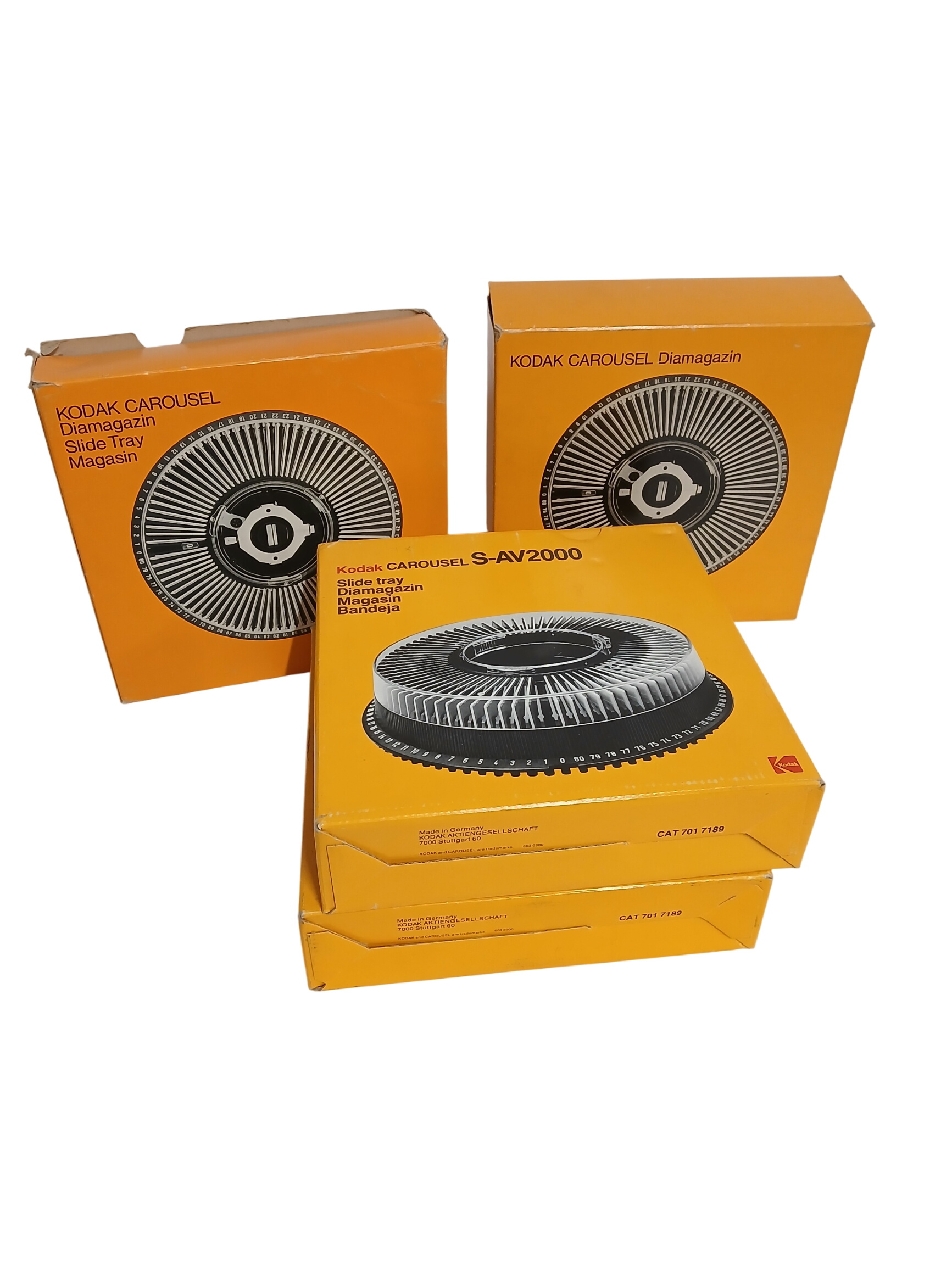 Lot de carrousel pour diapositives Kodak - Très bon état sur Label Emmaüs