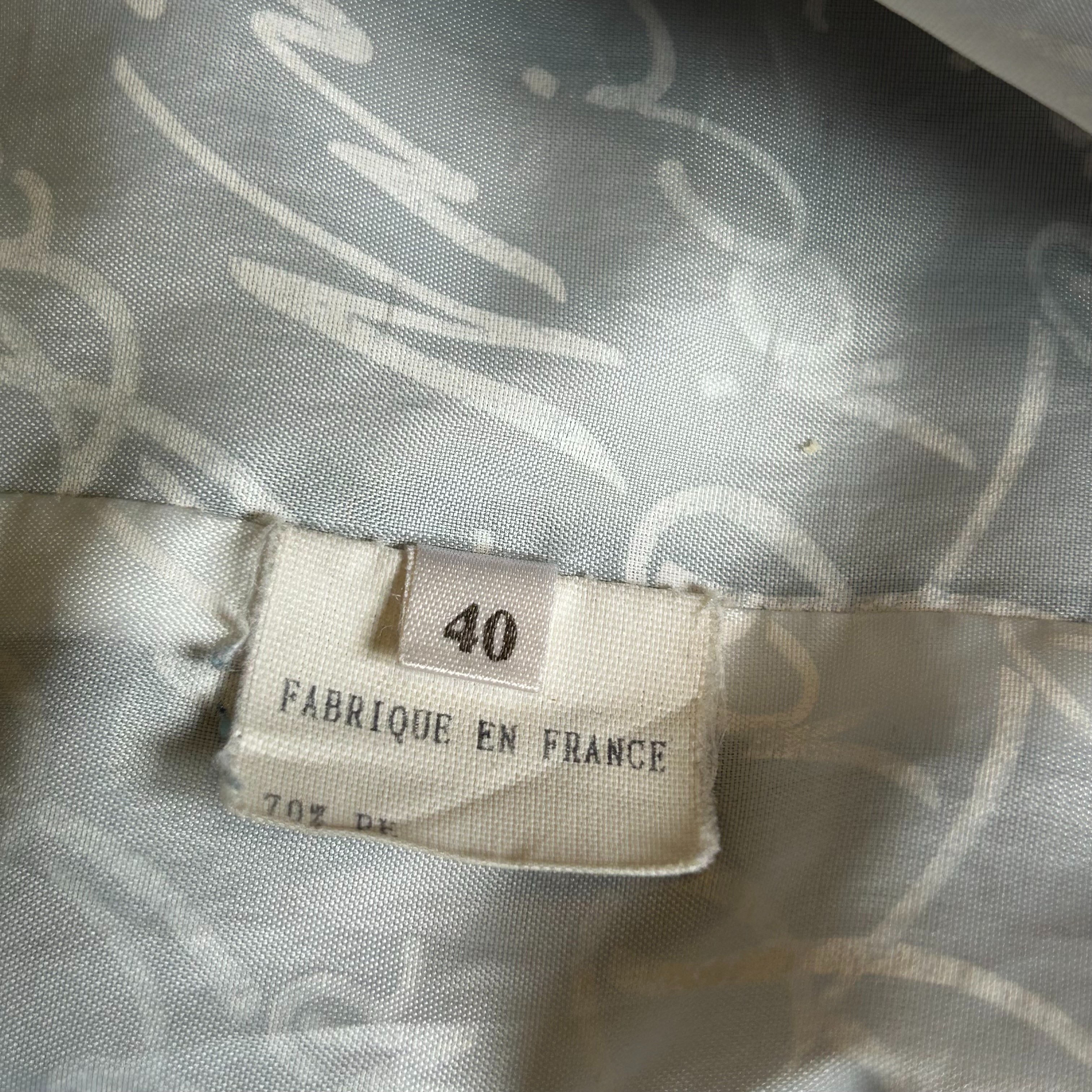 Nina Ricci évolution - Veste en polyester bleue marine - Taille 40 - Photo 5