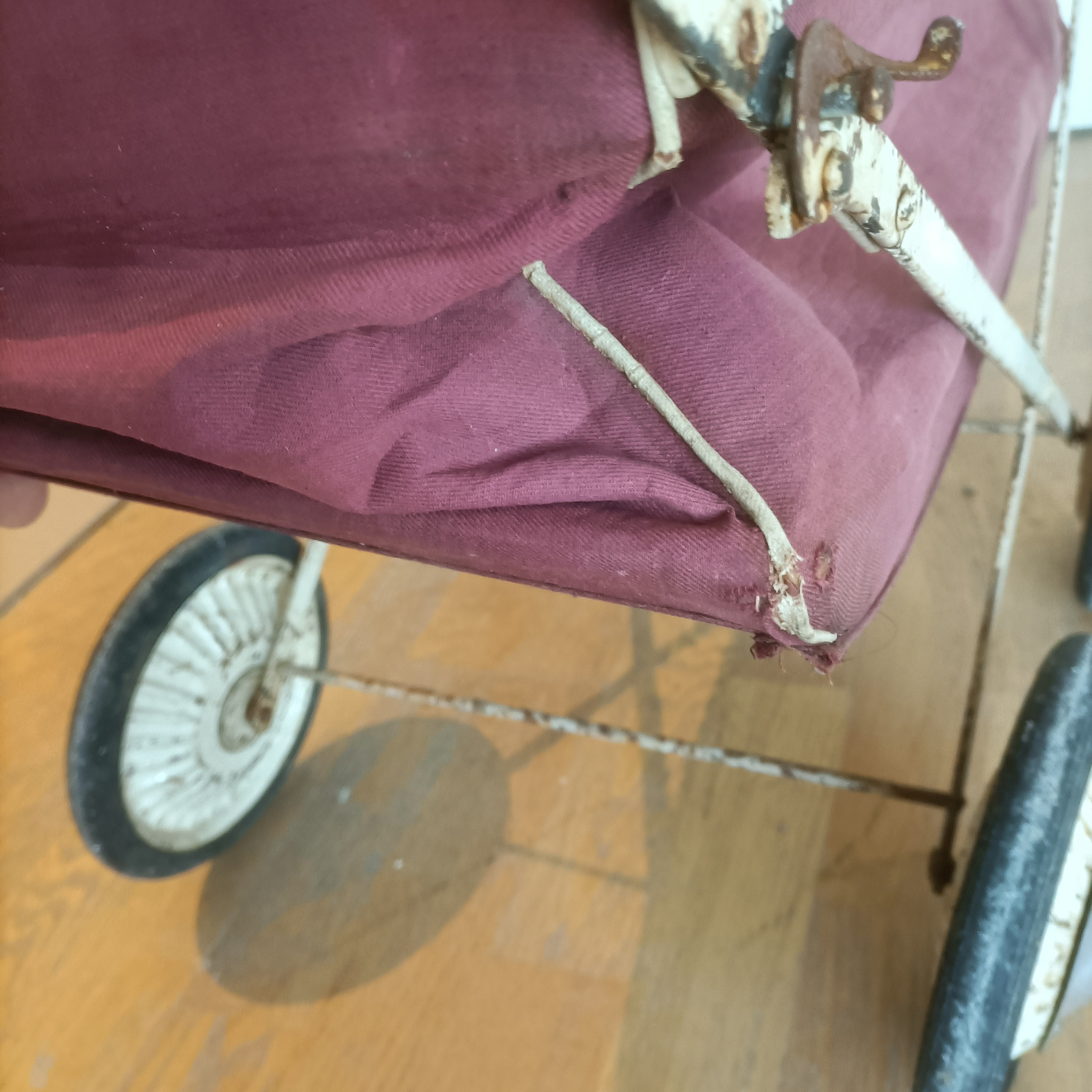 Landau pour poupée de 1950 État correct - Vue 35 - 