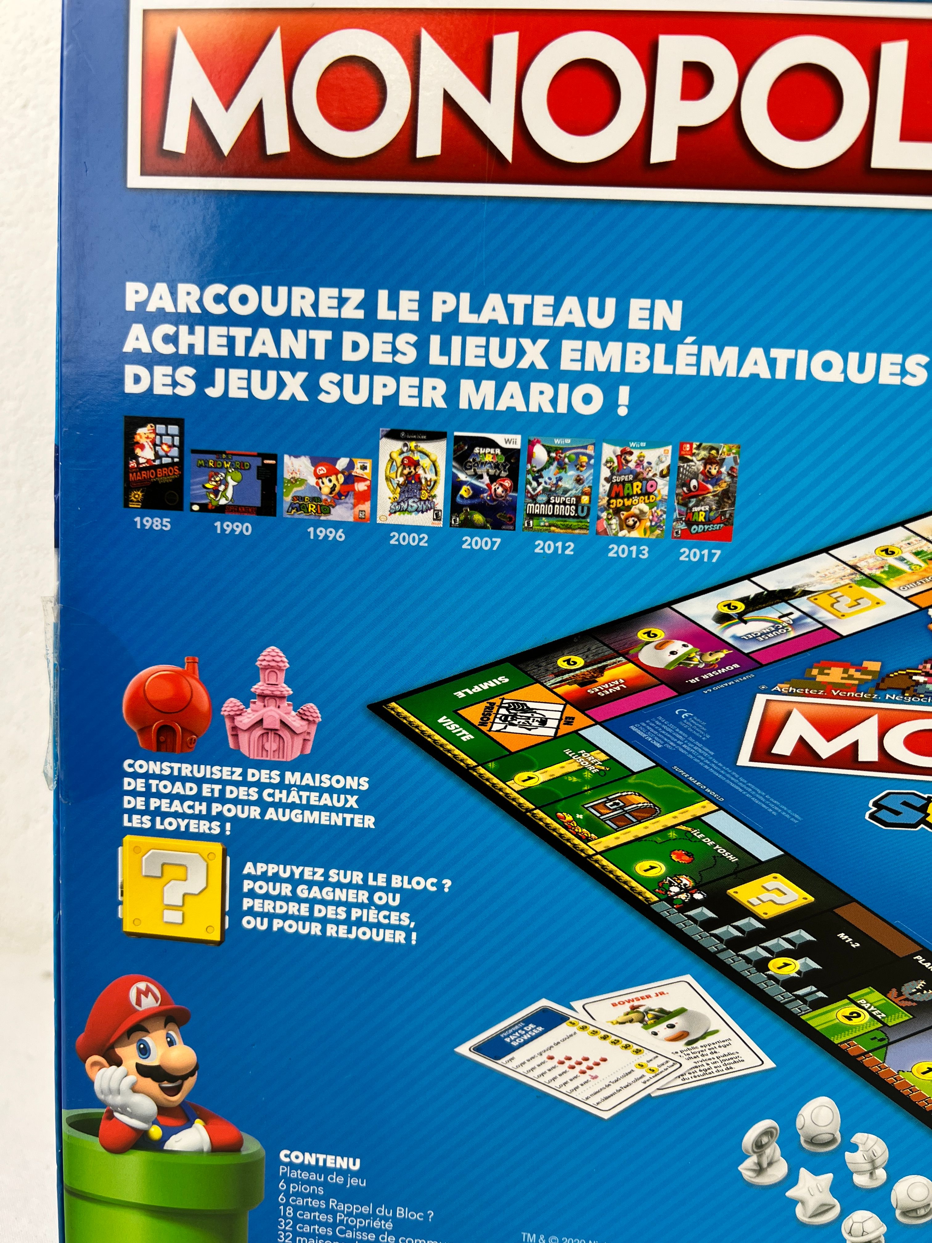Monopoly Super Mario Nintendo Hasbro 2020 Très bon état - Vue 20 - 
