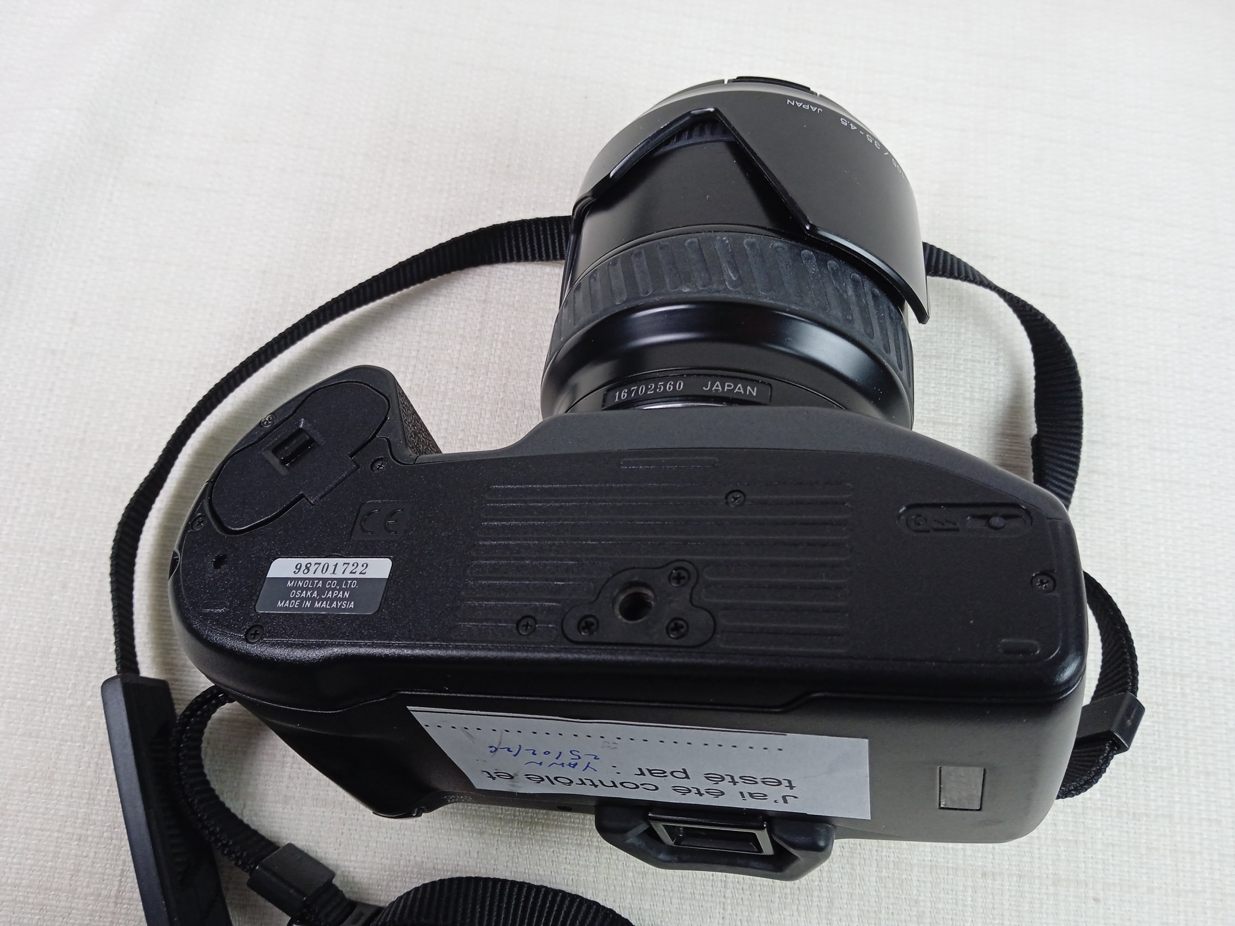 Appareil photo MINOLTA Dynax 500 SI + objectif 28-105 + Jeu d'extension de bague Kepcor + sacoche Hama  - Vue 3 - 